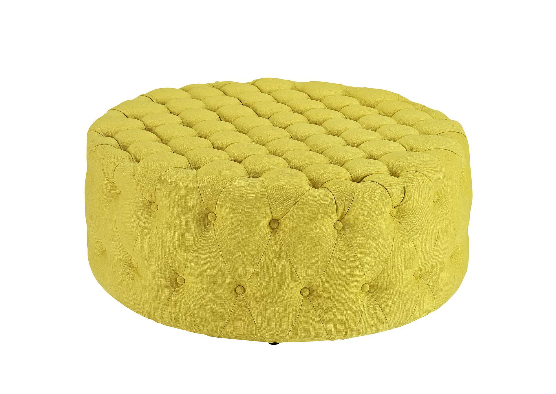 Amour Sunny Upholstered Fabric Ottoman,Modway