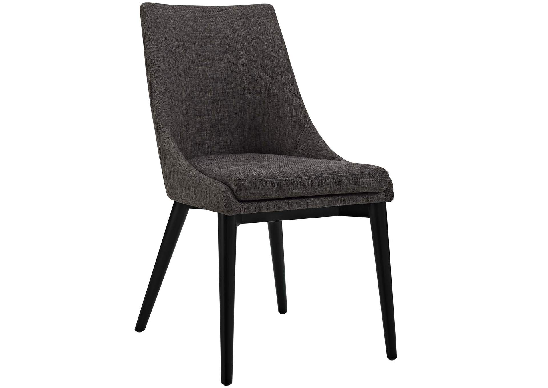 Viscount Brown Fabric Dining Chair,Modway