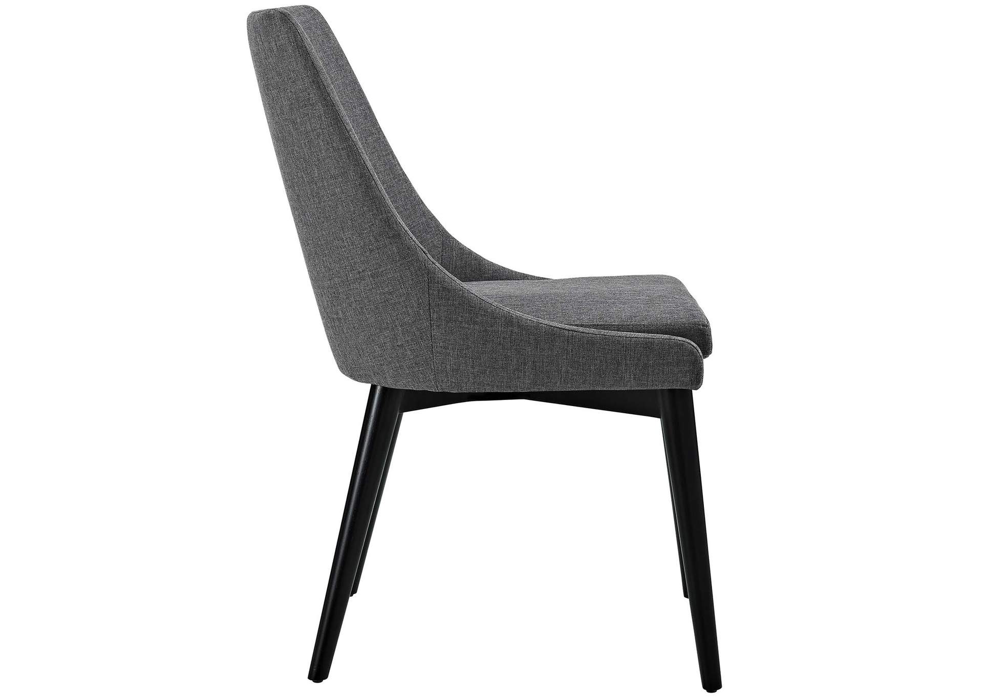 Gray Viscount Fabric Dining Chair,Modway