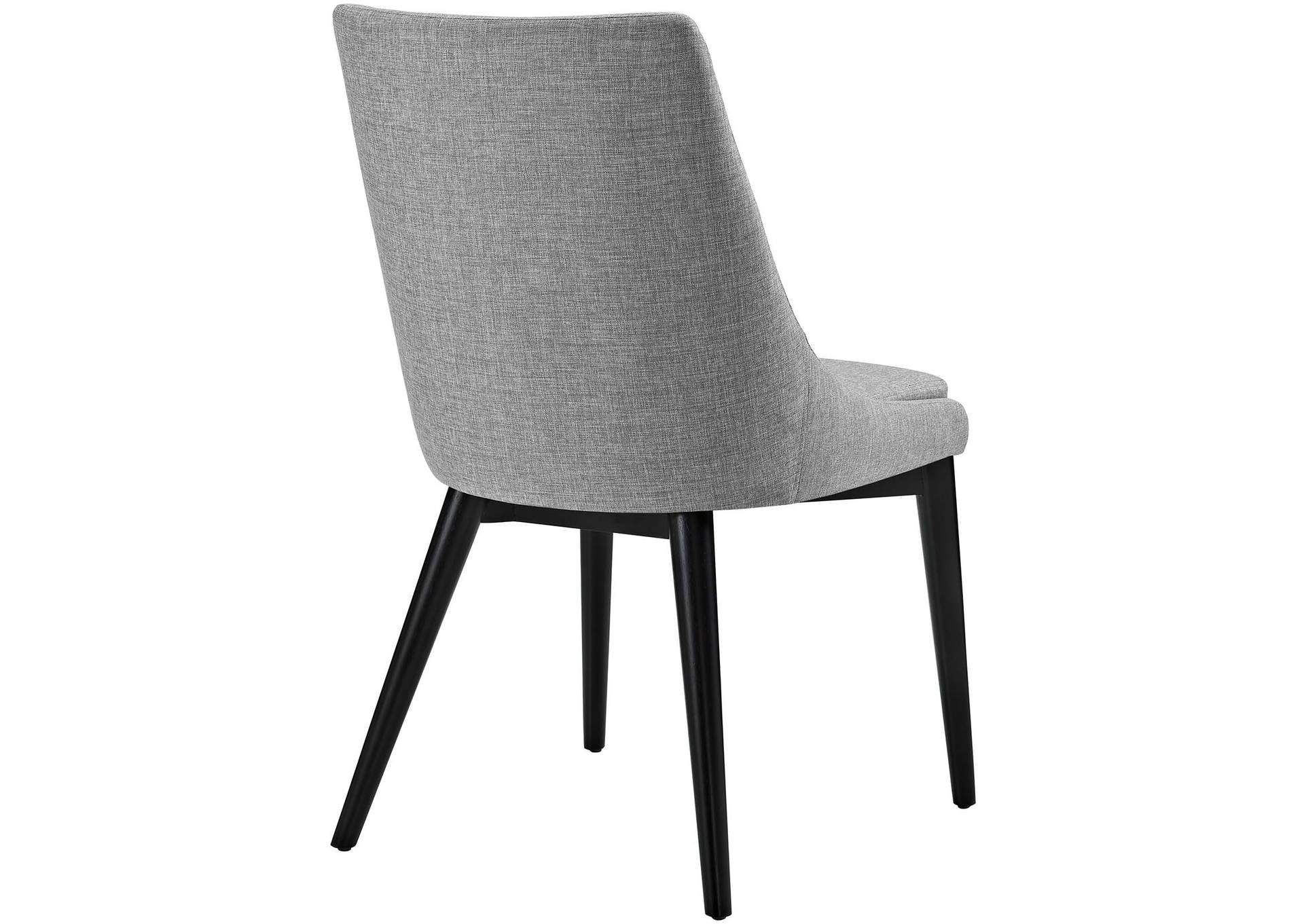 Light Gray Viscount Fabric Dining Chair,Modway