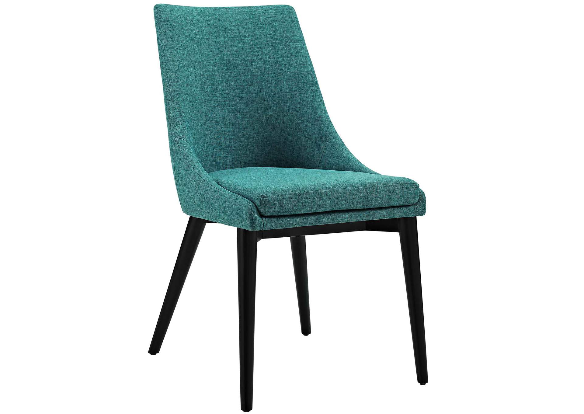 Teal Viscount Fabric Dining Chair,Modway