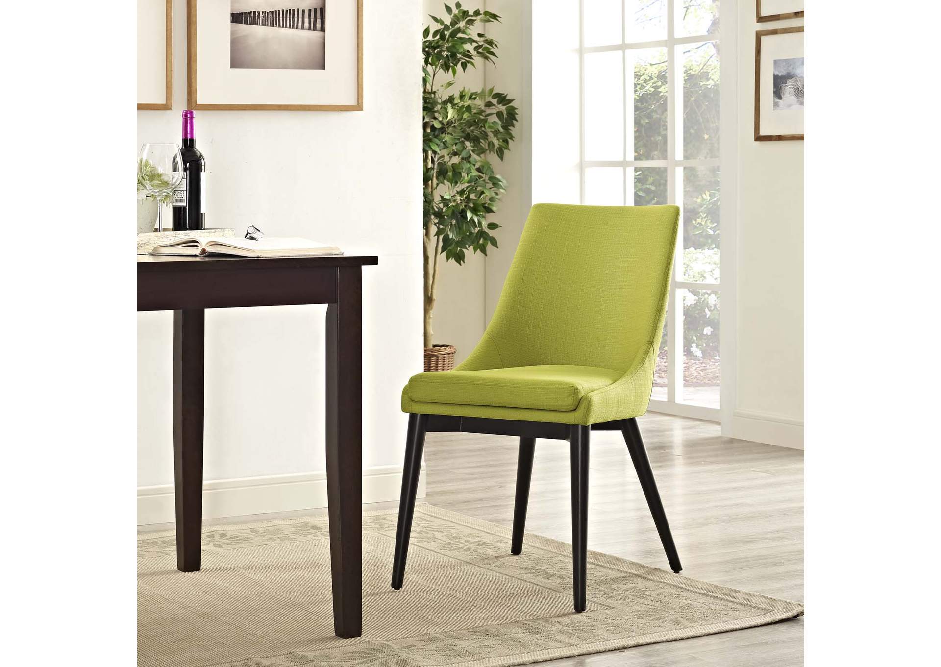 Wheatgrass Viscount Fabric Dining Chair,Modway