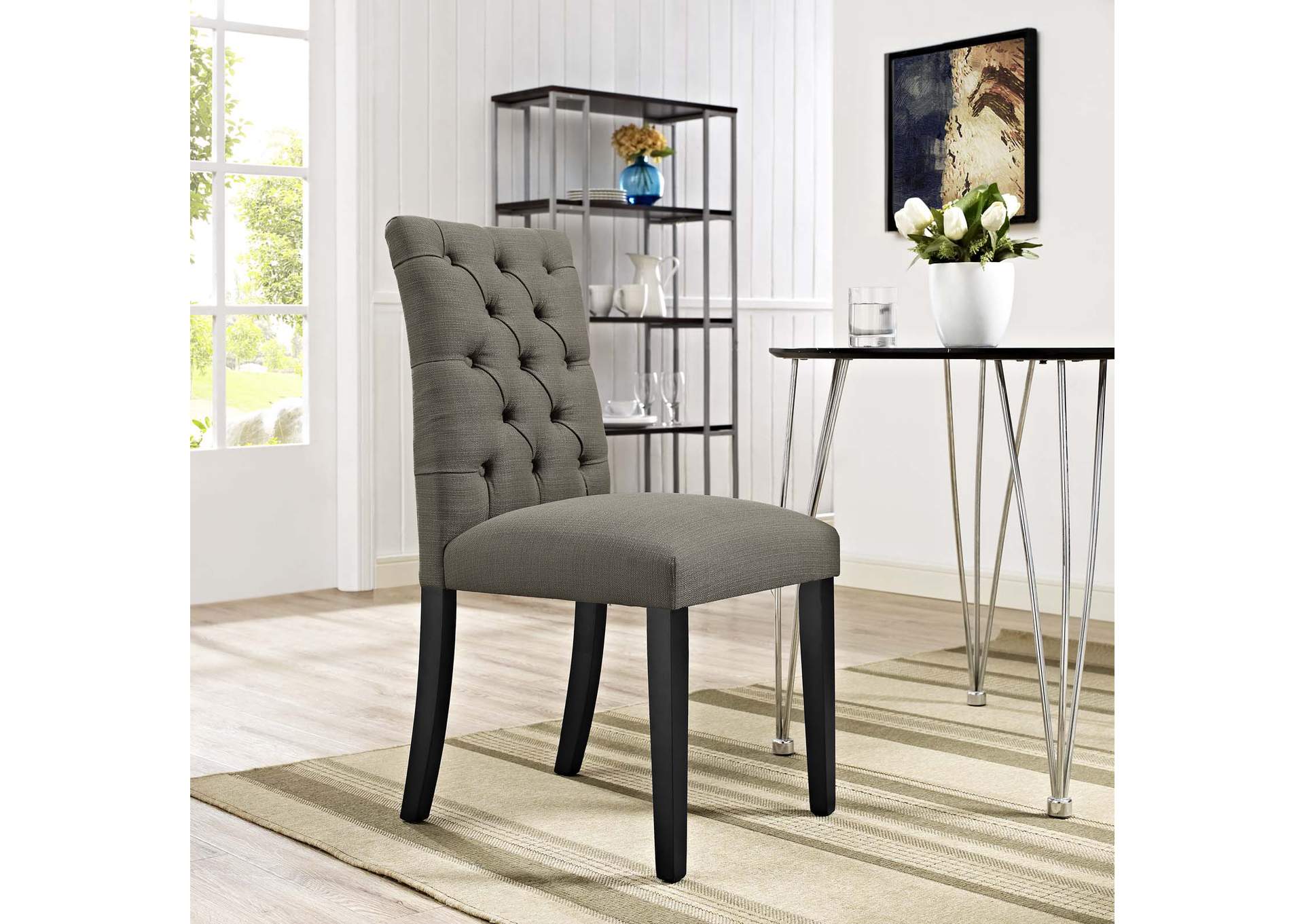 Granite Duchess Fabric Dining Chair,Modway