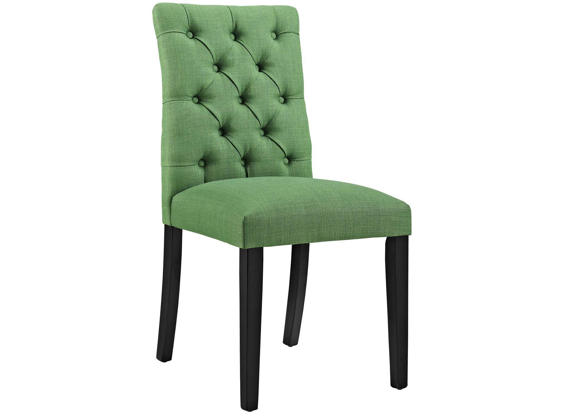 Kelly Green Duchess Fabric Dining Chair,Modway