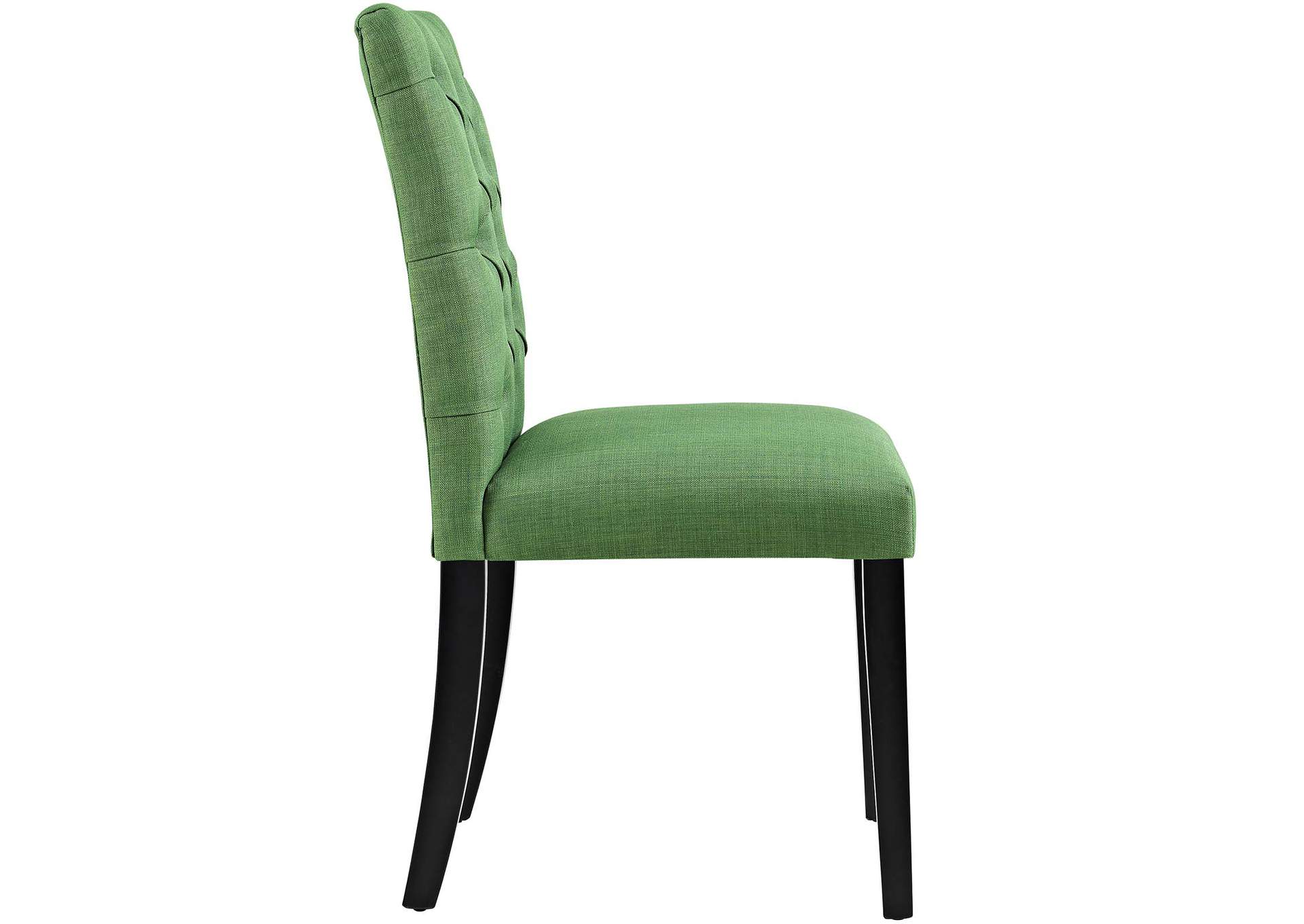 Kelly Green Duchess Fabric Dining Chair,Modway