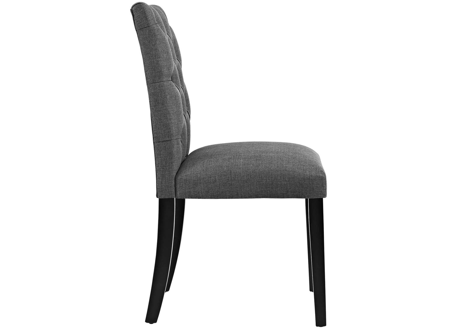 Gray Duchess Fabric Dining Chair,Modway