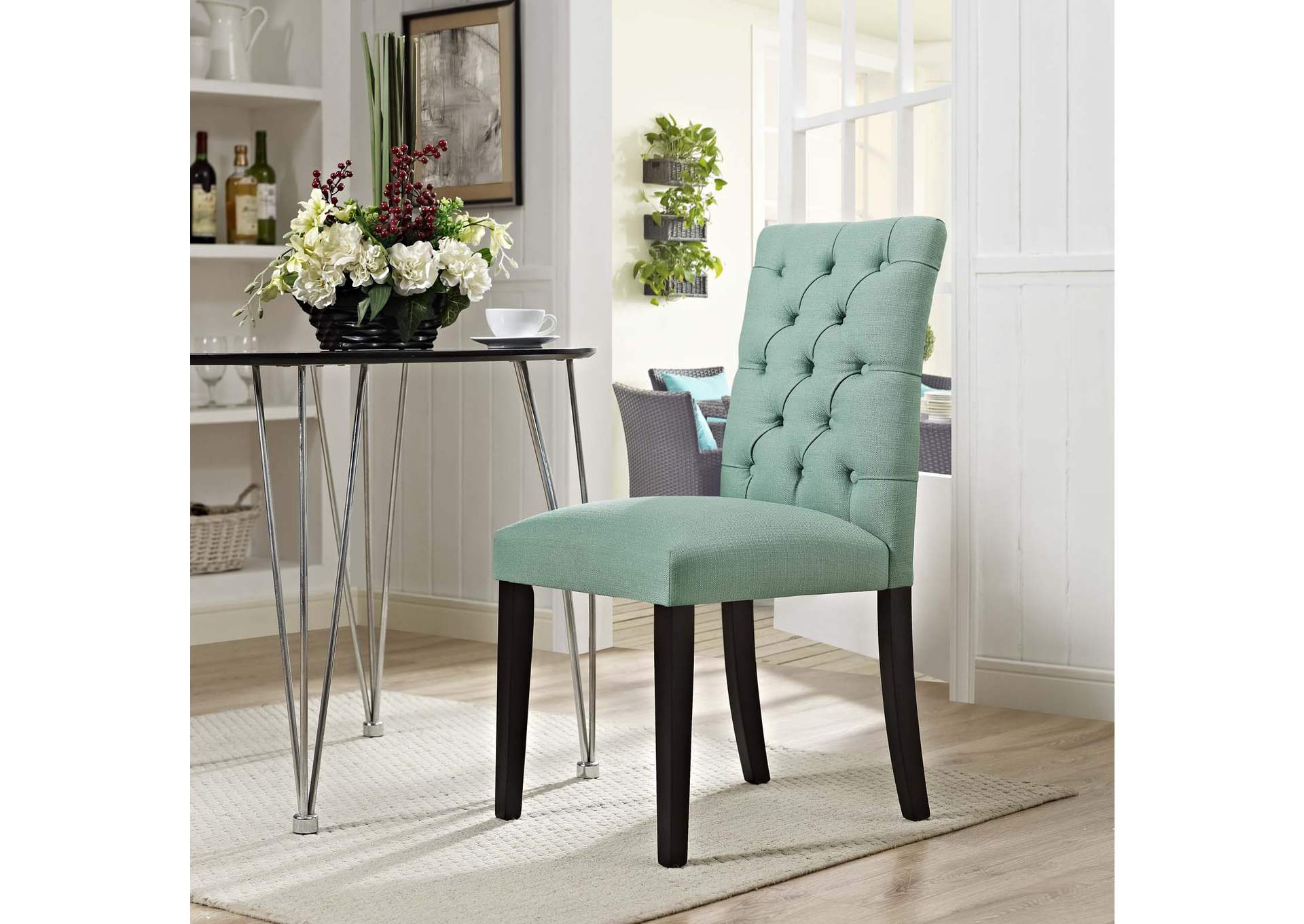 Laguna Duchess Fabric Dining Chair,Modway