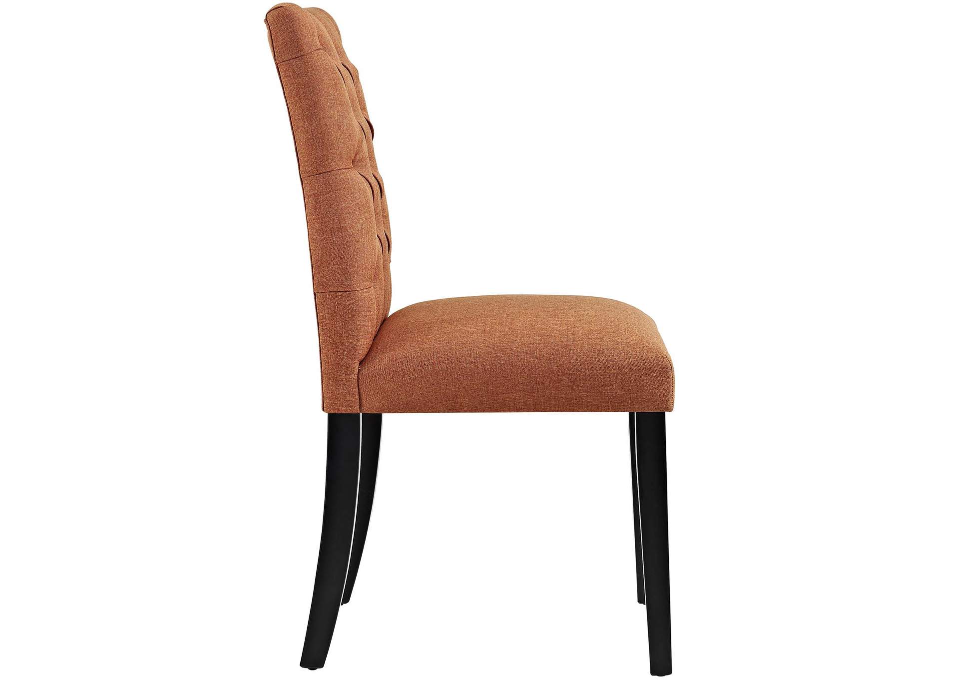 Orange Duchess Fabric Dining Chair,Modway