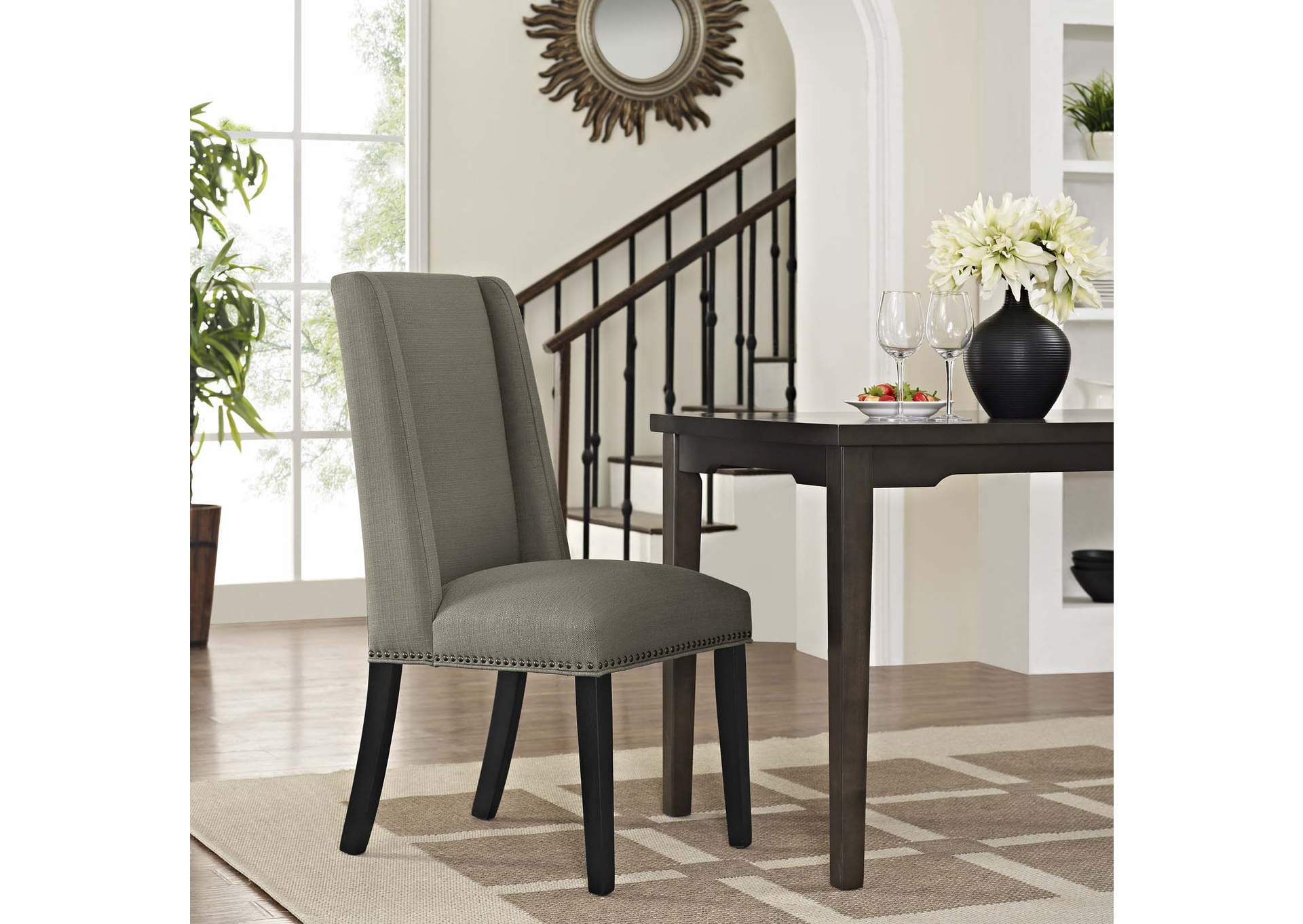 Granite Baron Fabric Dining Chair,Modway