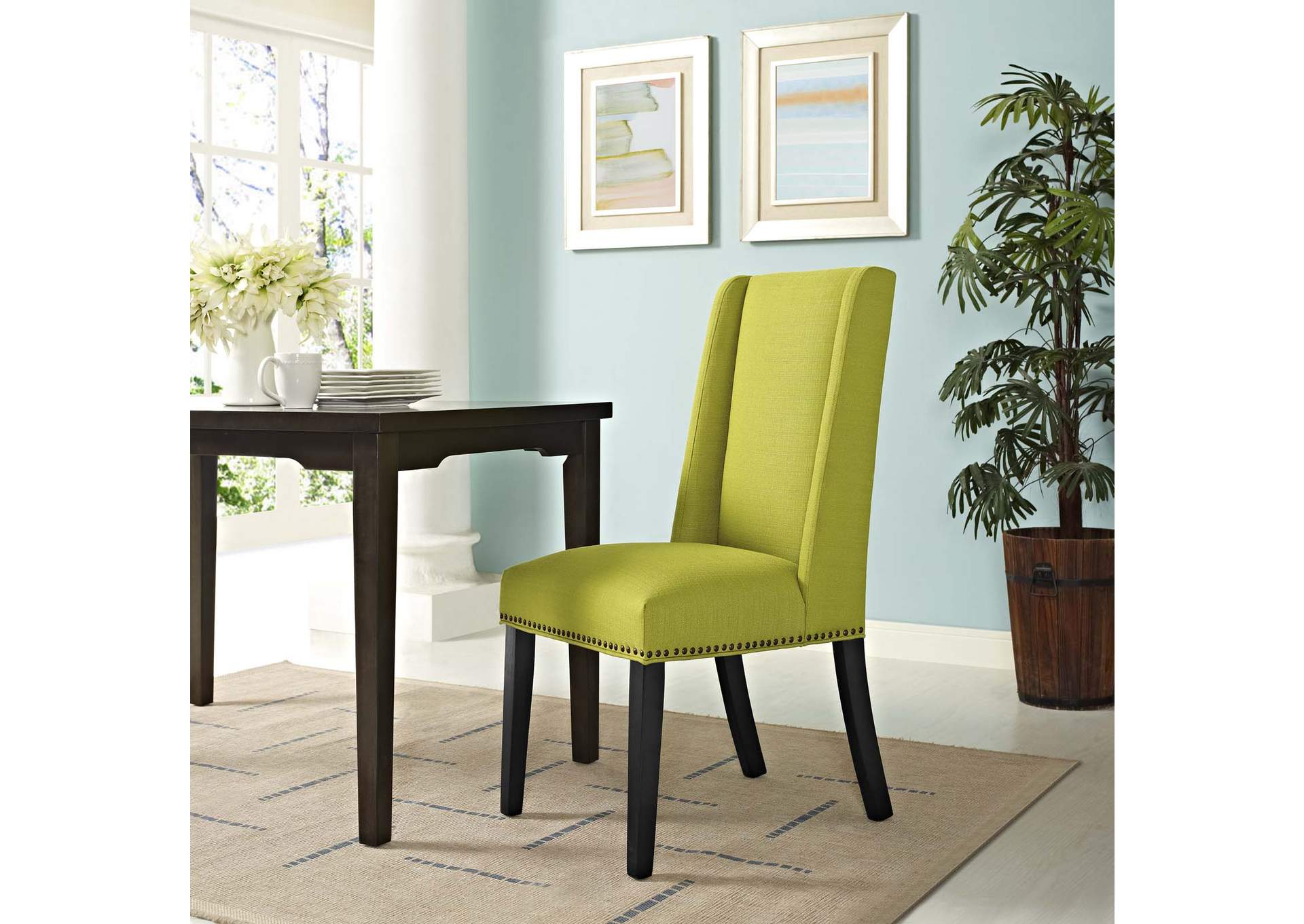 Wheatgrass Baron Fabric Dining Chair,Modway