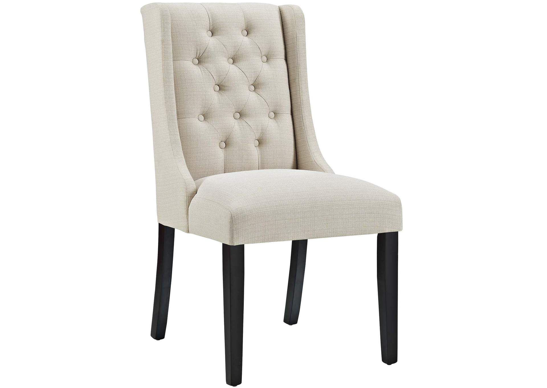 Beige Baronet Fabric Dining Chair,Modway