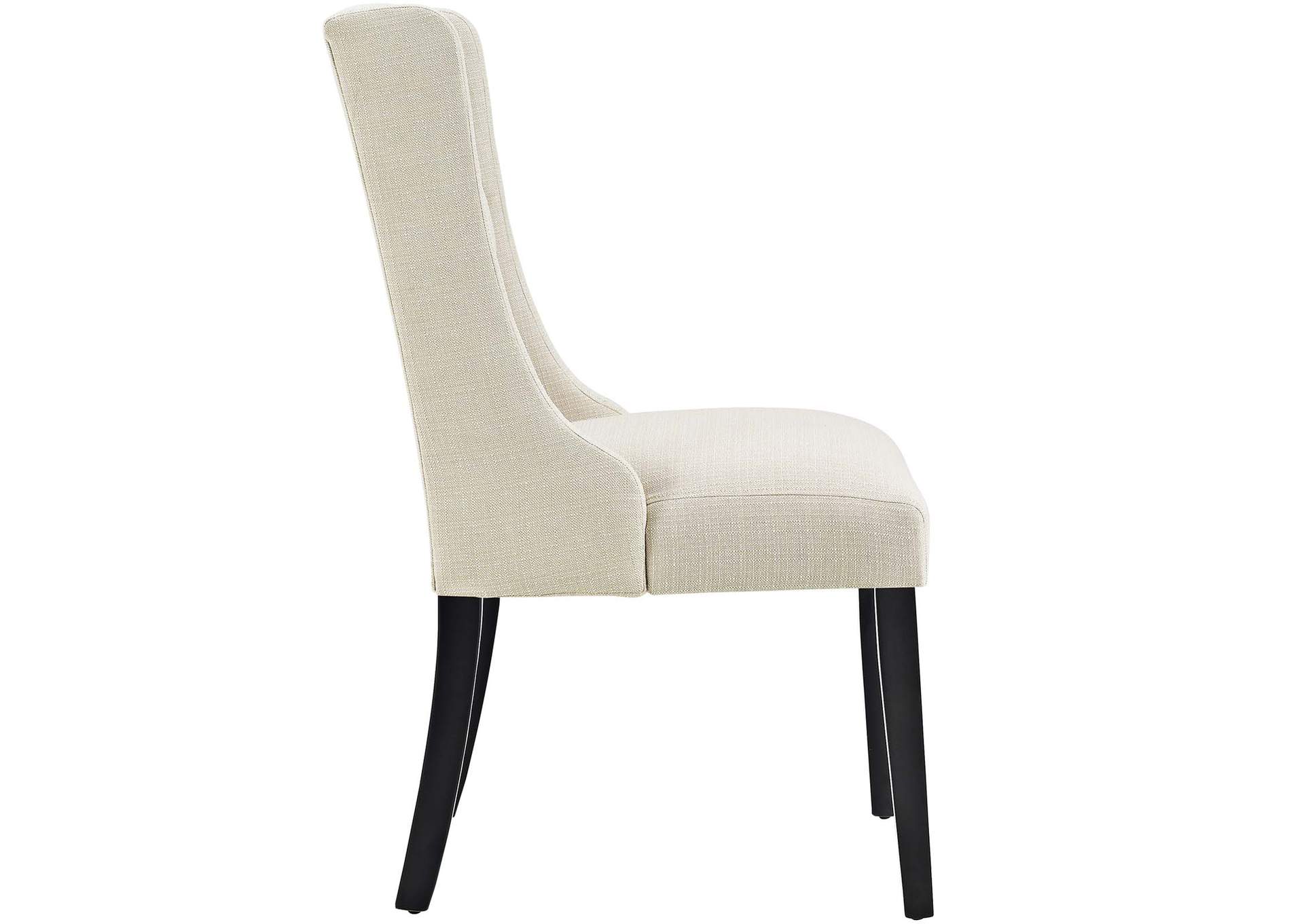 Beige Baronet Fabric Dining Chair,Modway