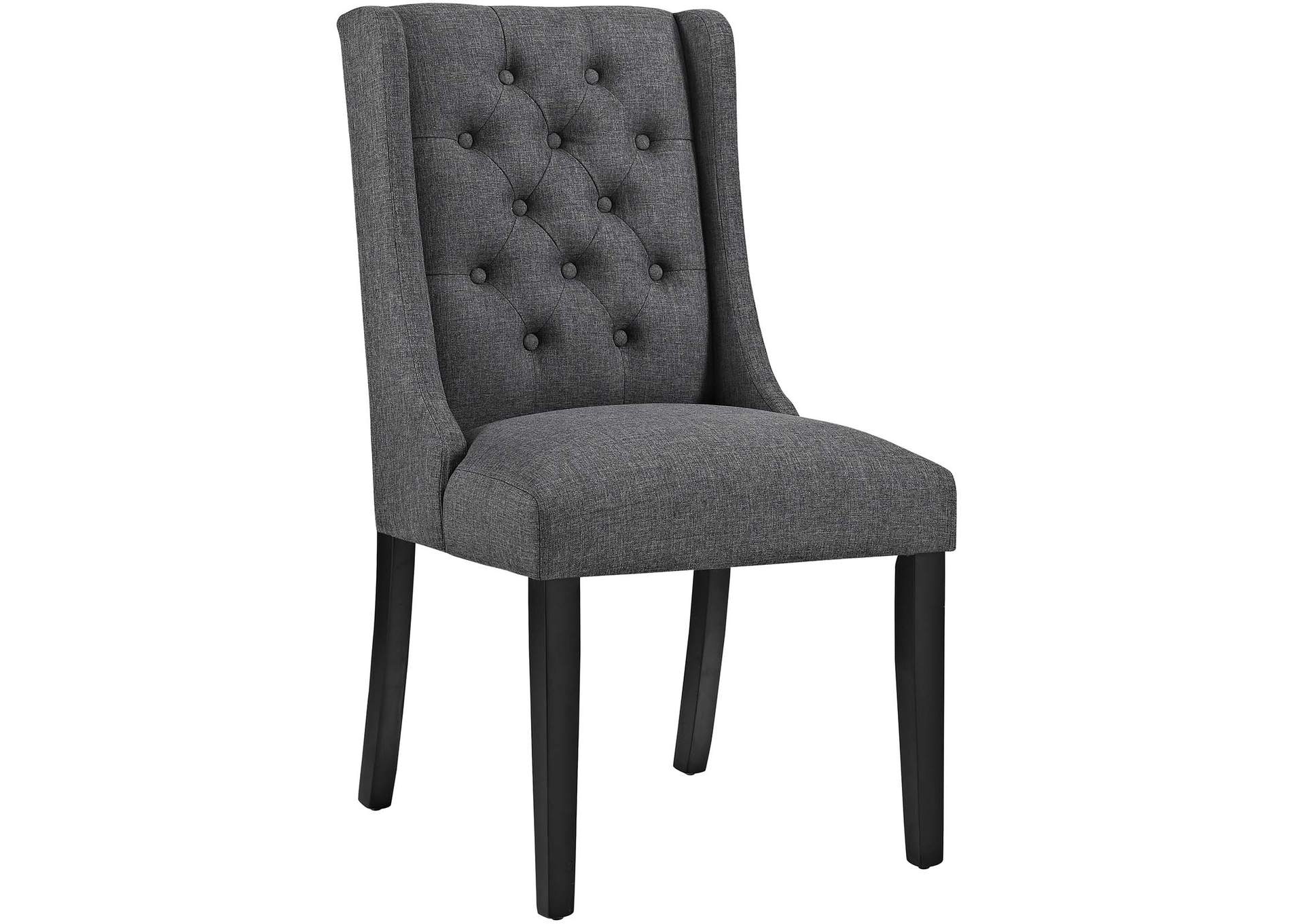 Gray Baronet Fabric Dining Chair,Modway