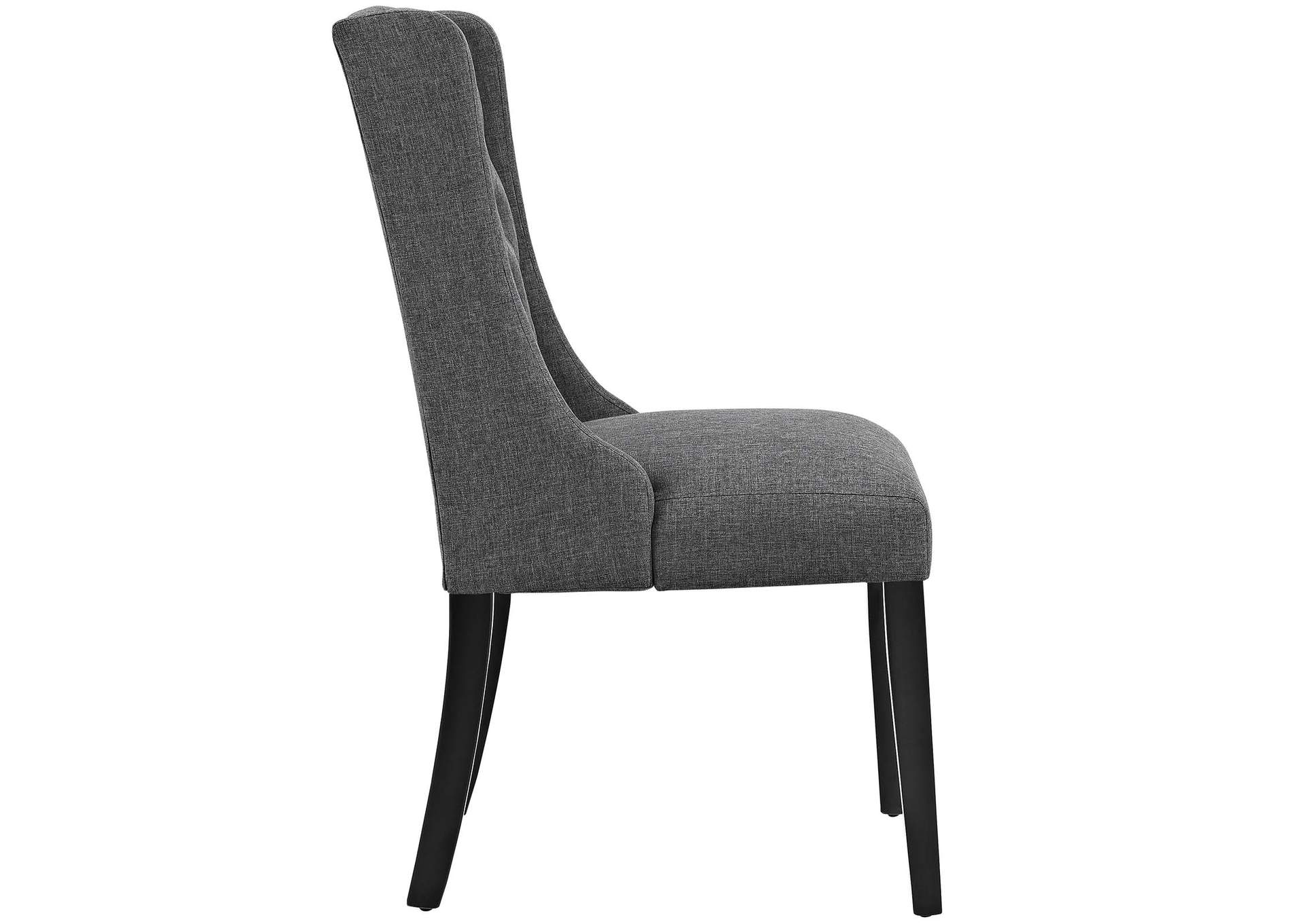 Gray Baronet Fabric Dining Chair,Modway