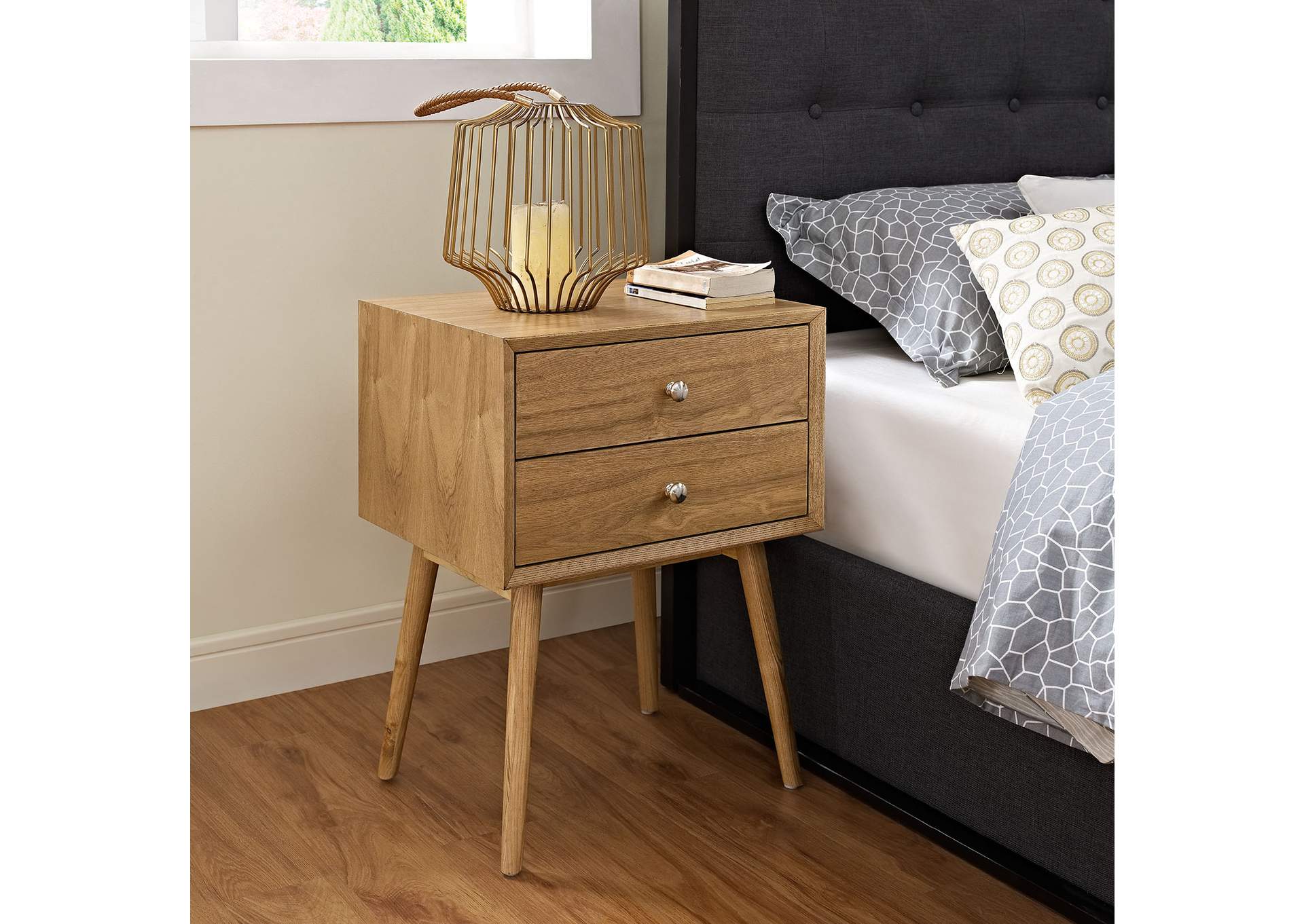 Natural Natural Dispatch Nightstand,Modway