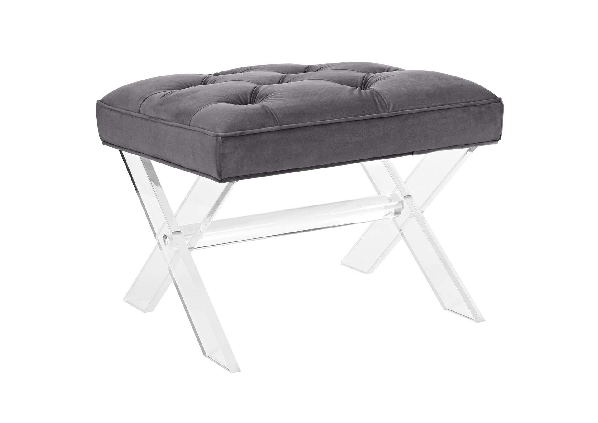 Gray Swift Bench,Modway