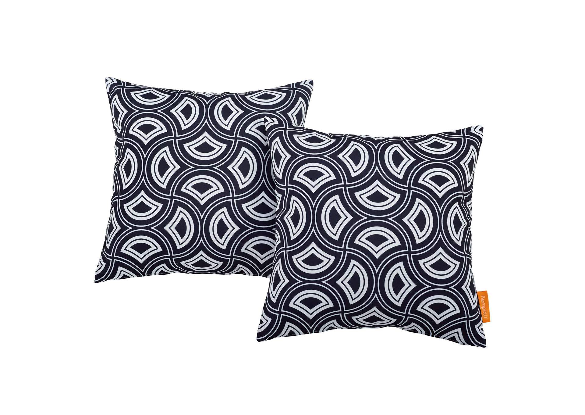 Mask Modway Two Piece Outdoor Patio Pillow Set,Modway