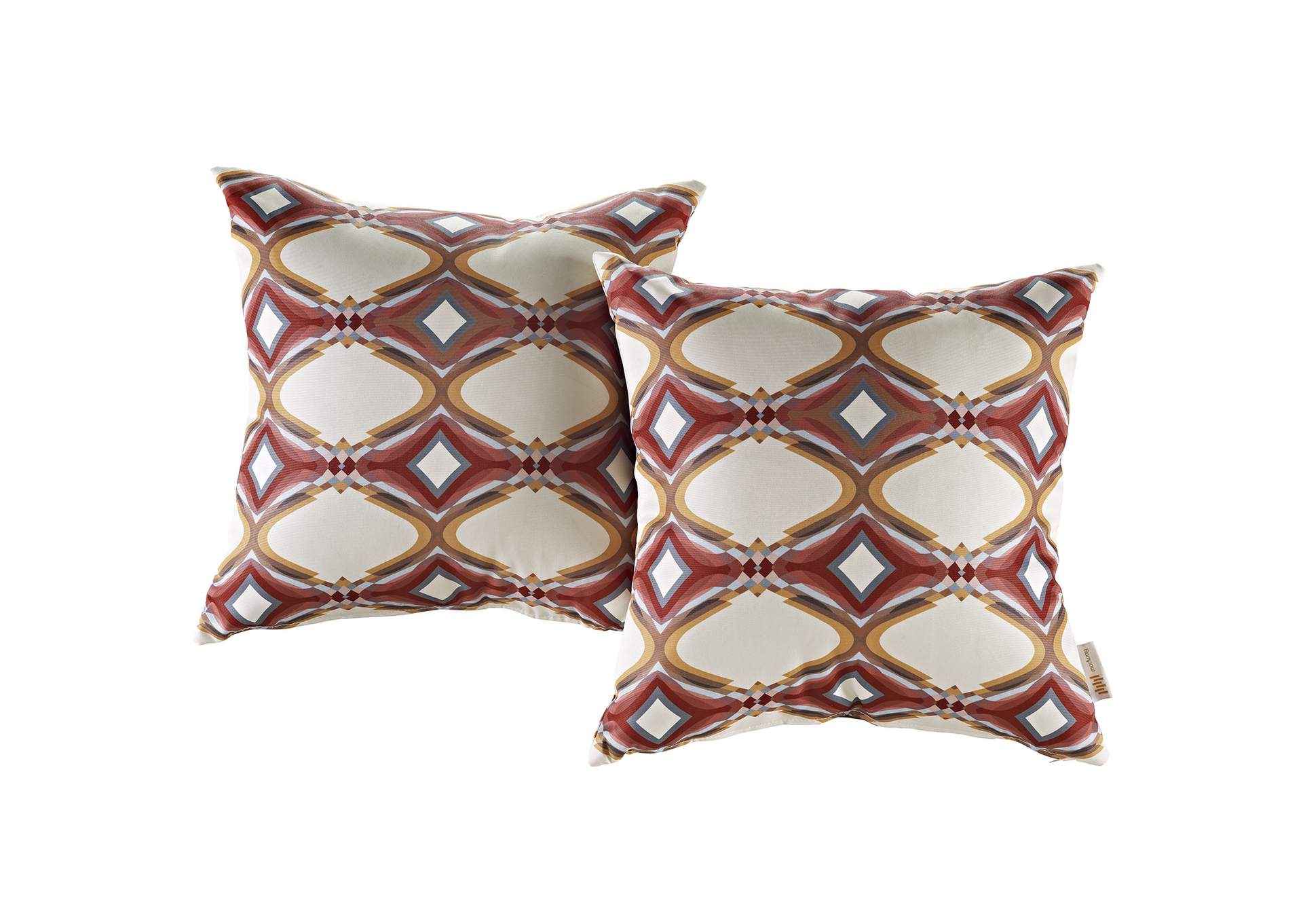 Repeat Modway Two Piece Outdoor Patio Pillow Set,Modway