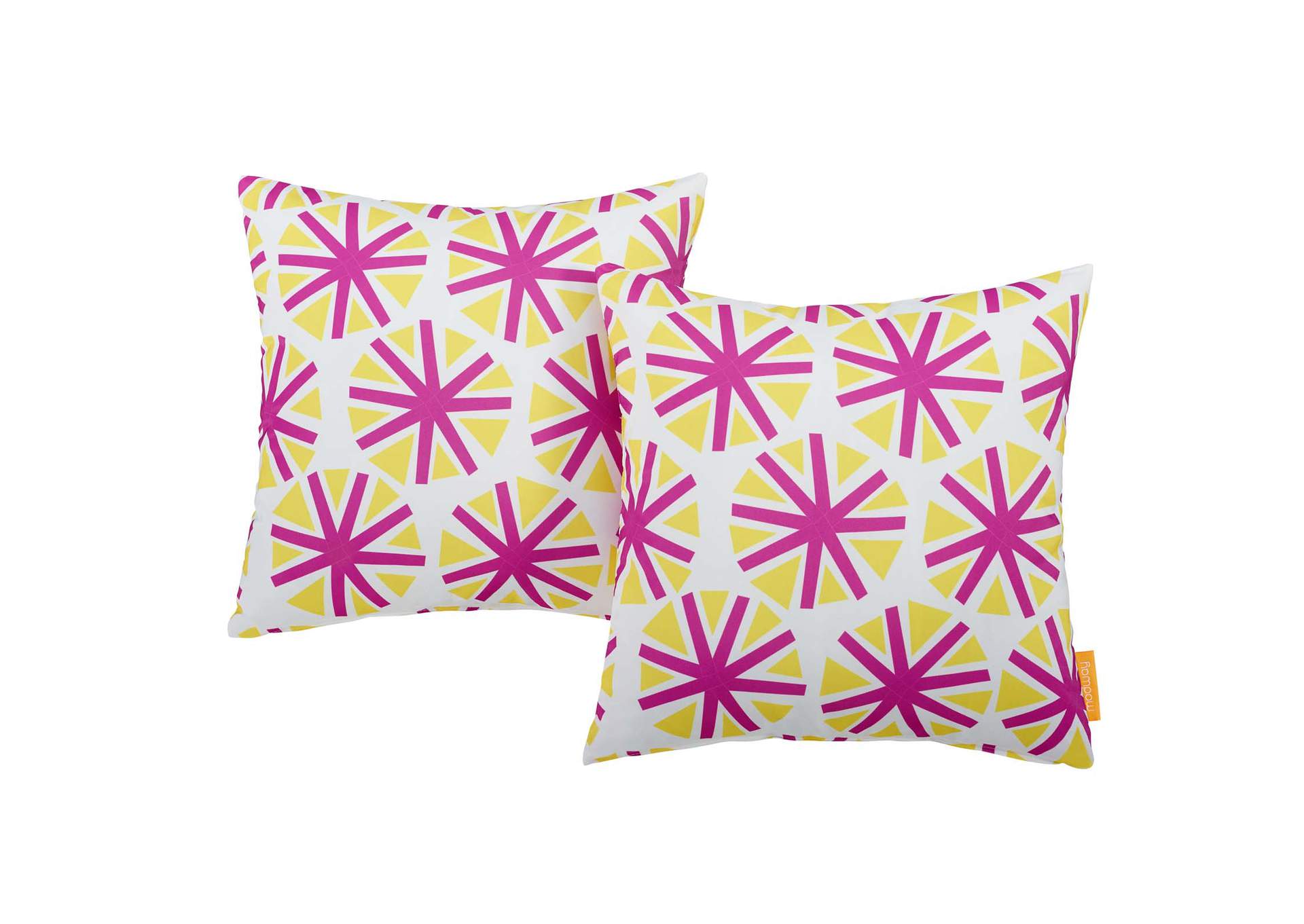 Starburst Modway Two Piece Outdoor Patio Pillow Set,Modway