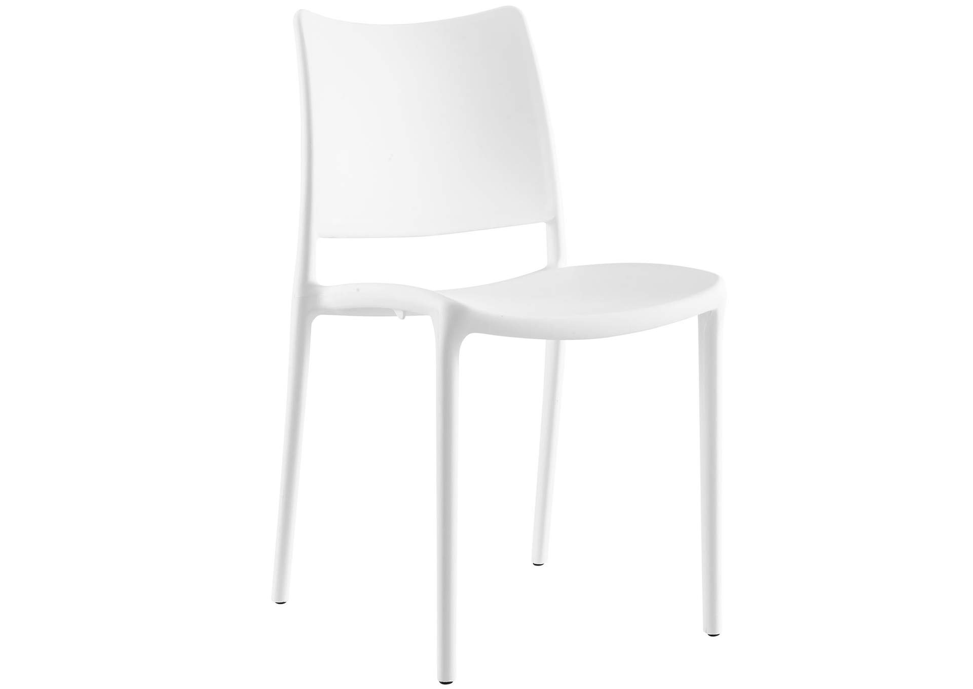 Hipster White Dining Side Chair [Set of 4],Modway