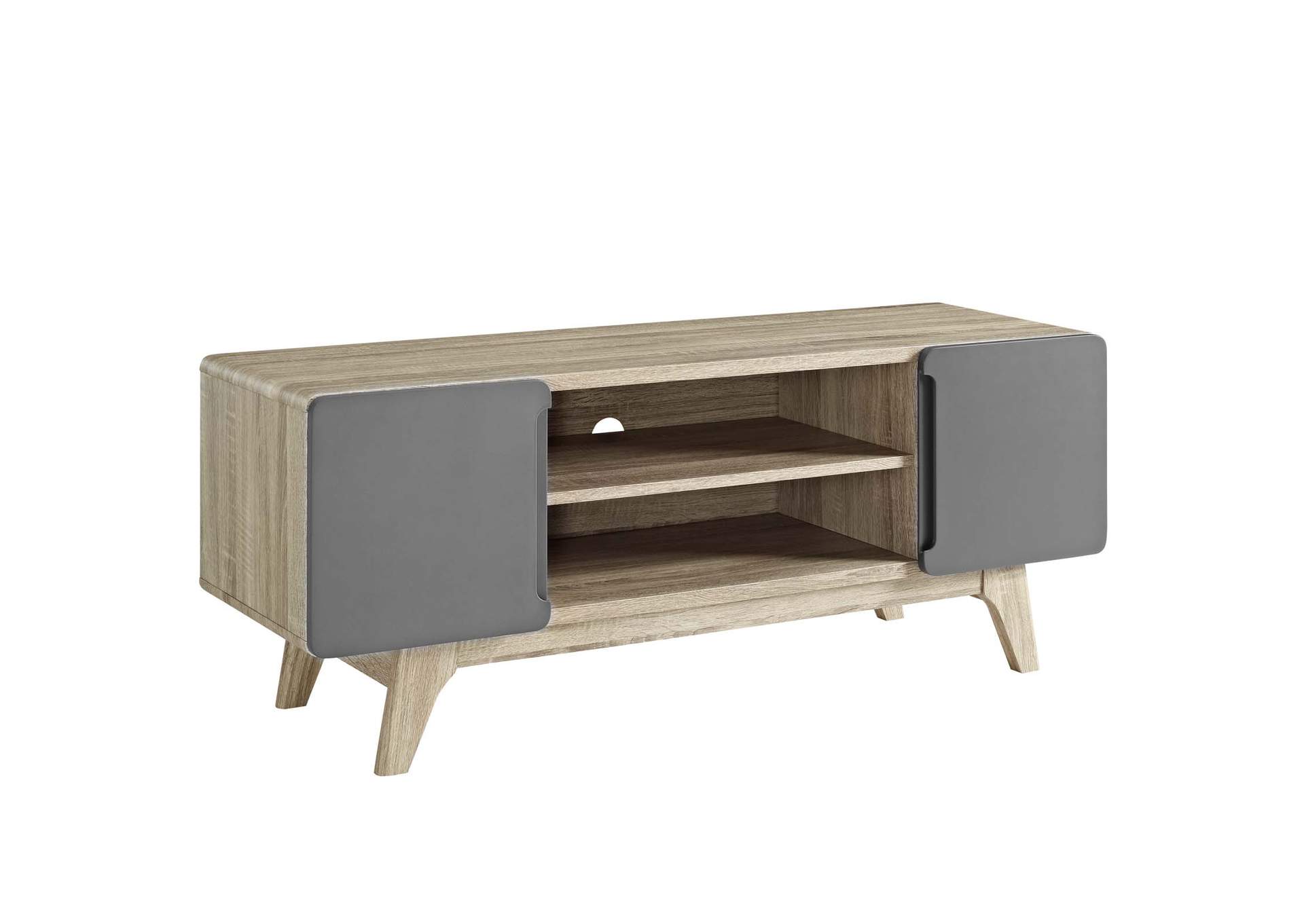 Natural Gray Tread 47" TV Stand,Modway