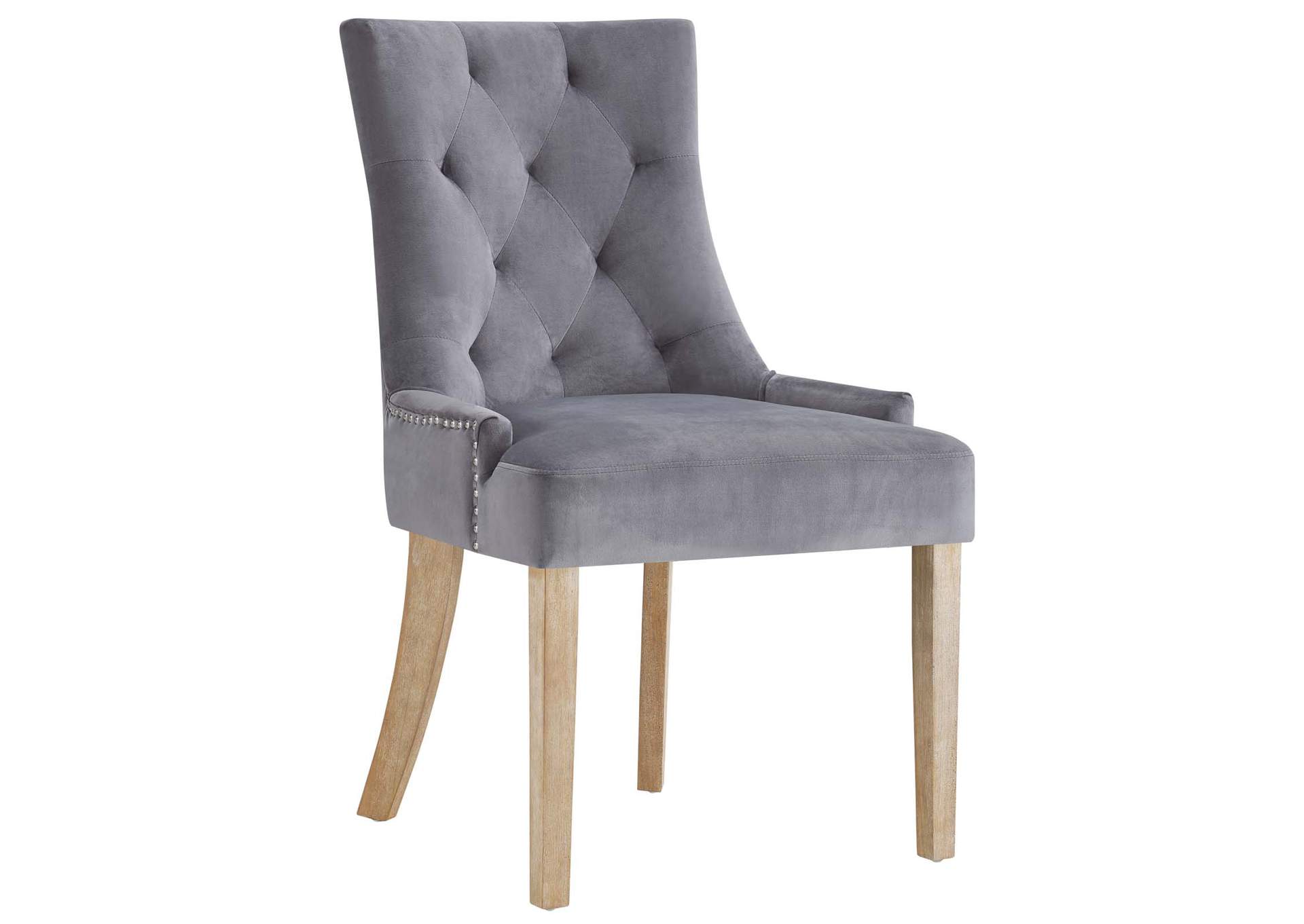 Gray Pose Performance Velvet Dining Chair,Modway