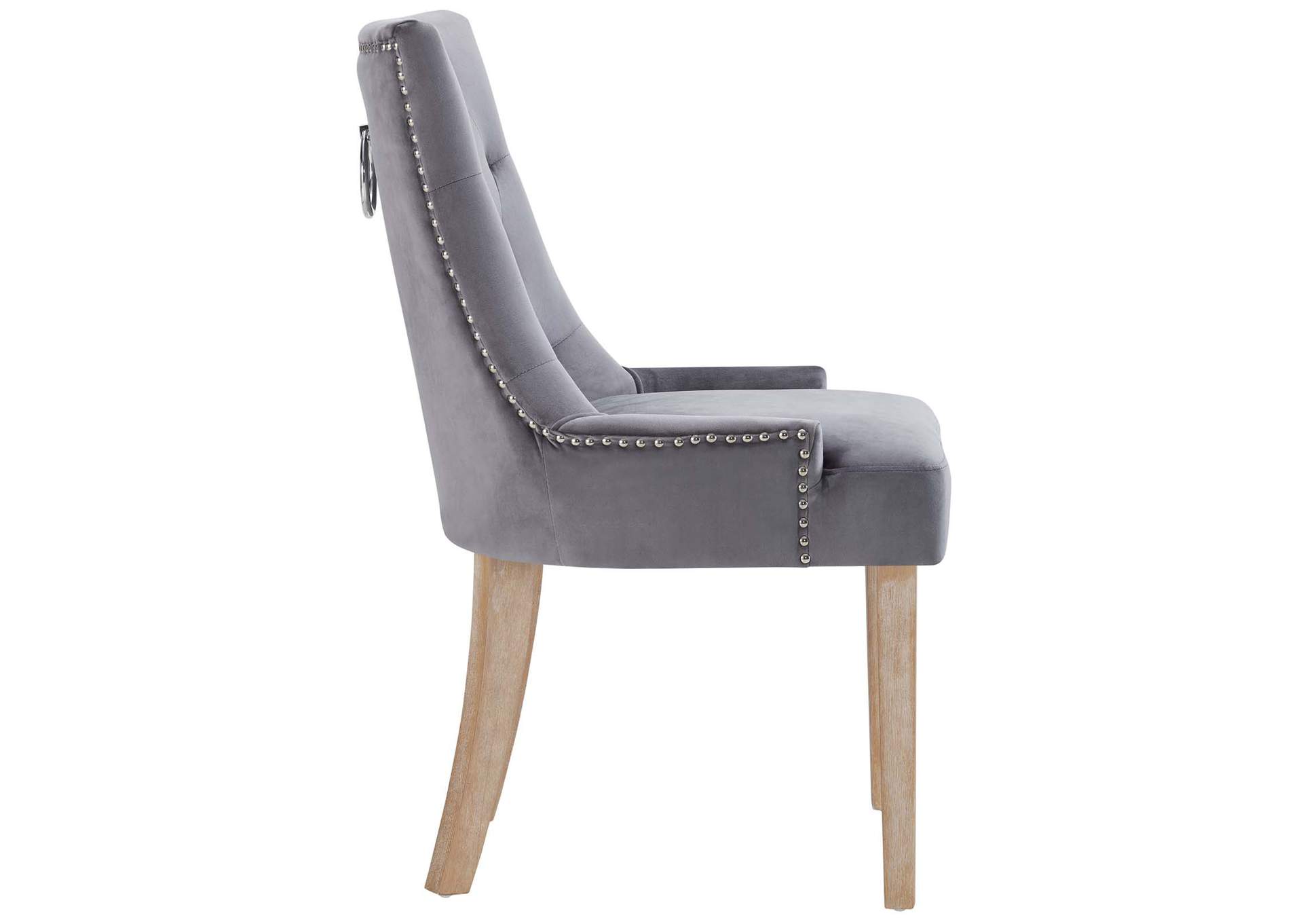 Gray Pose Performance Velvet Dining Chair,Modway