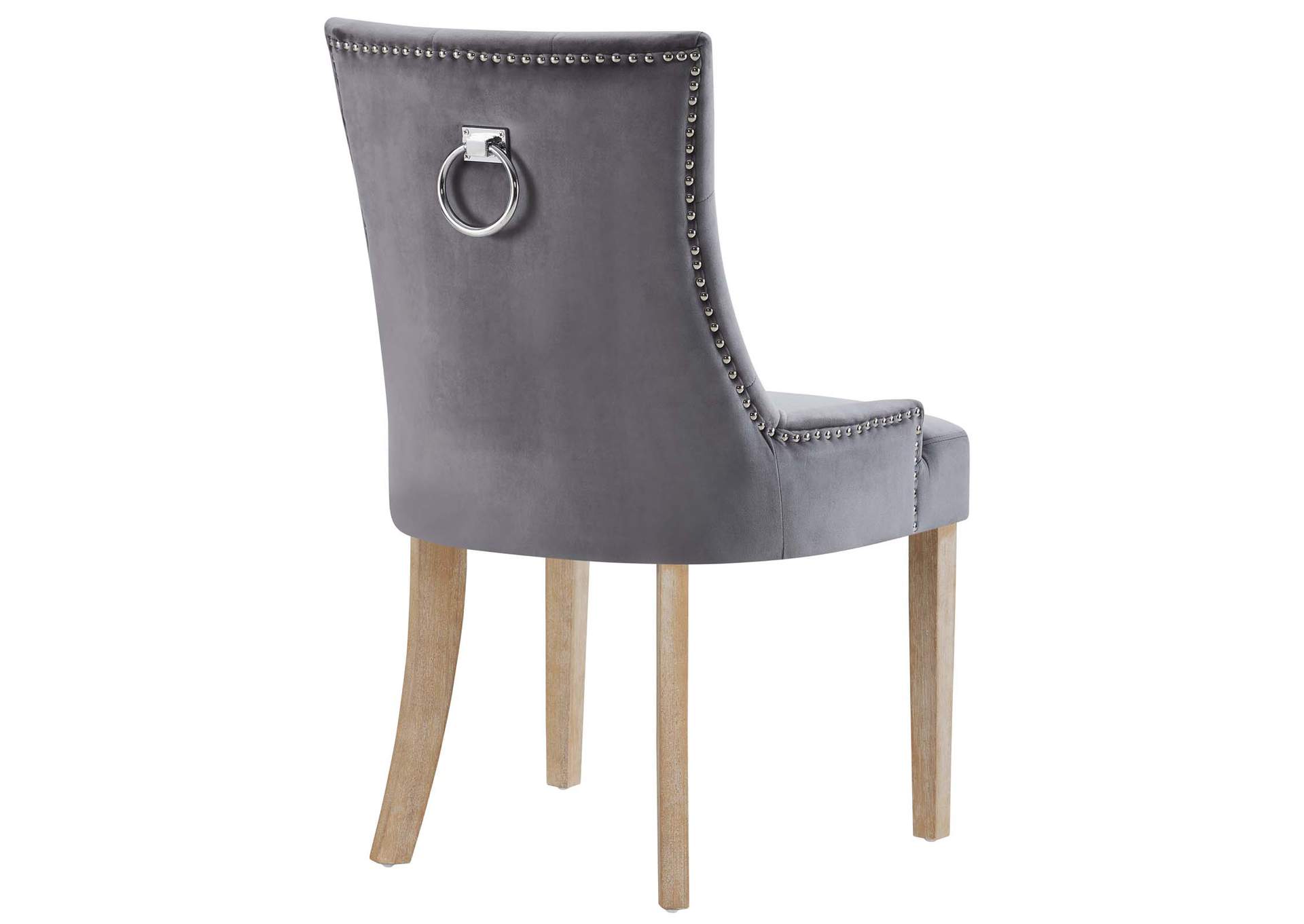 Gray Pose Performance Velvet Dining Chair,Modway