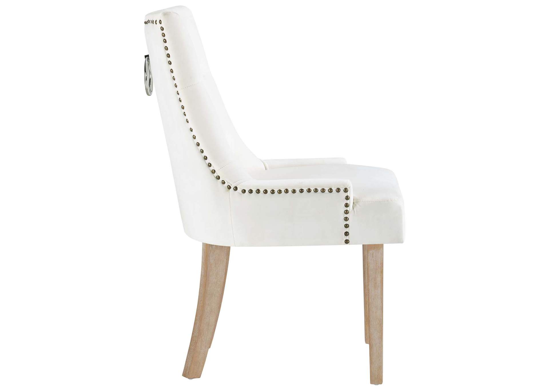 Ivory Pose Performance Velvet Dining Chair,Modway