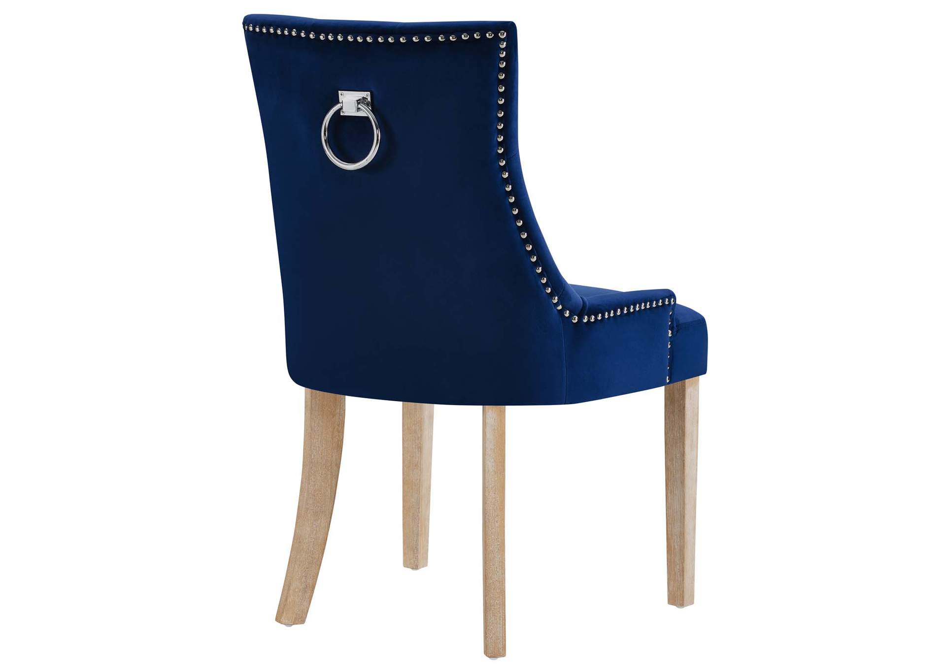 Navy Pose Performance Velvet Dining Chair,Modway