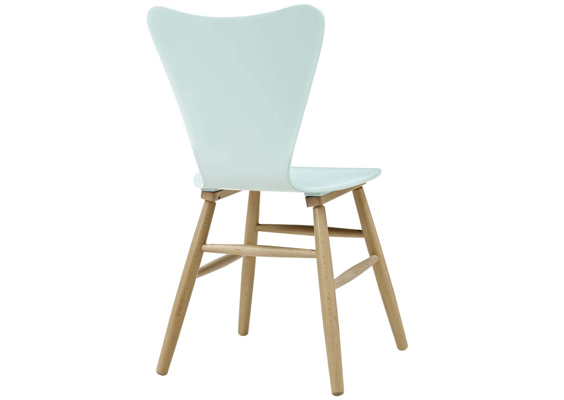 Light Blue Cascade Wood Dining Chair,Modway