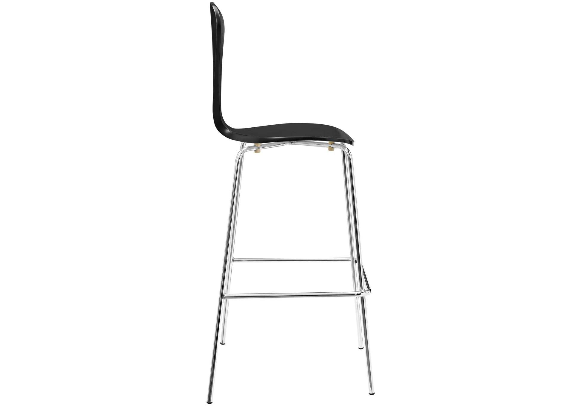 Black Passage Dining Bar Stool,Modway