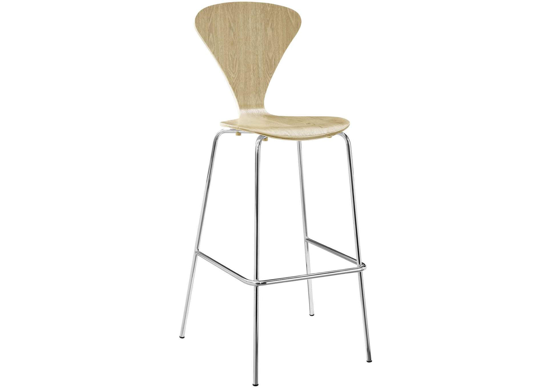 Natural Passage Dining Bar Stool,Modway