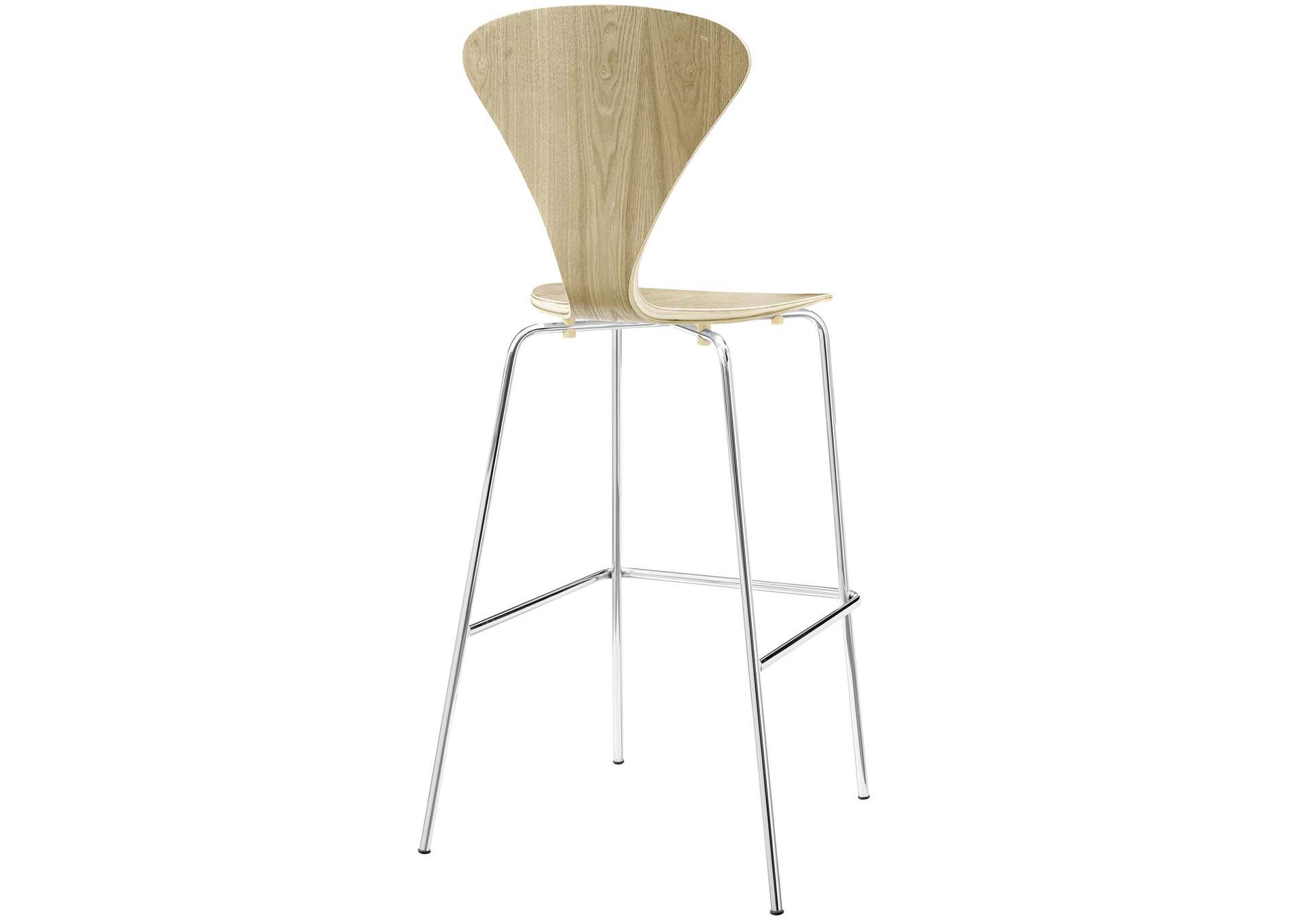 Natural Passage Dining Bar Stool,Modway