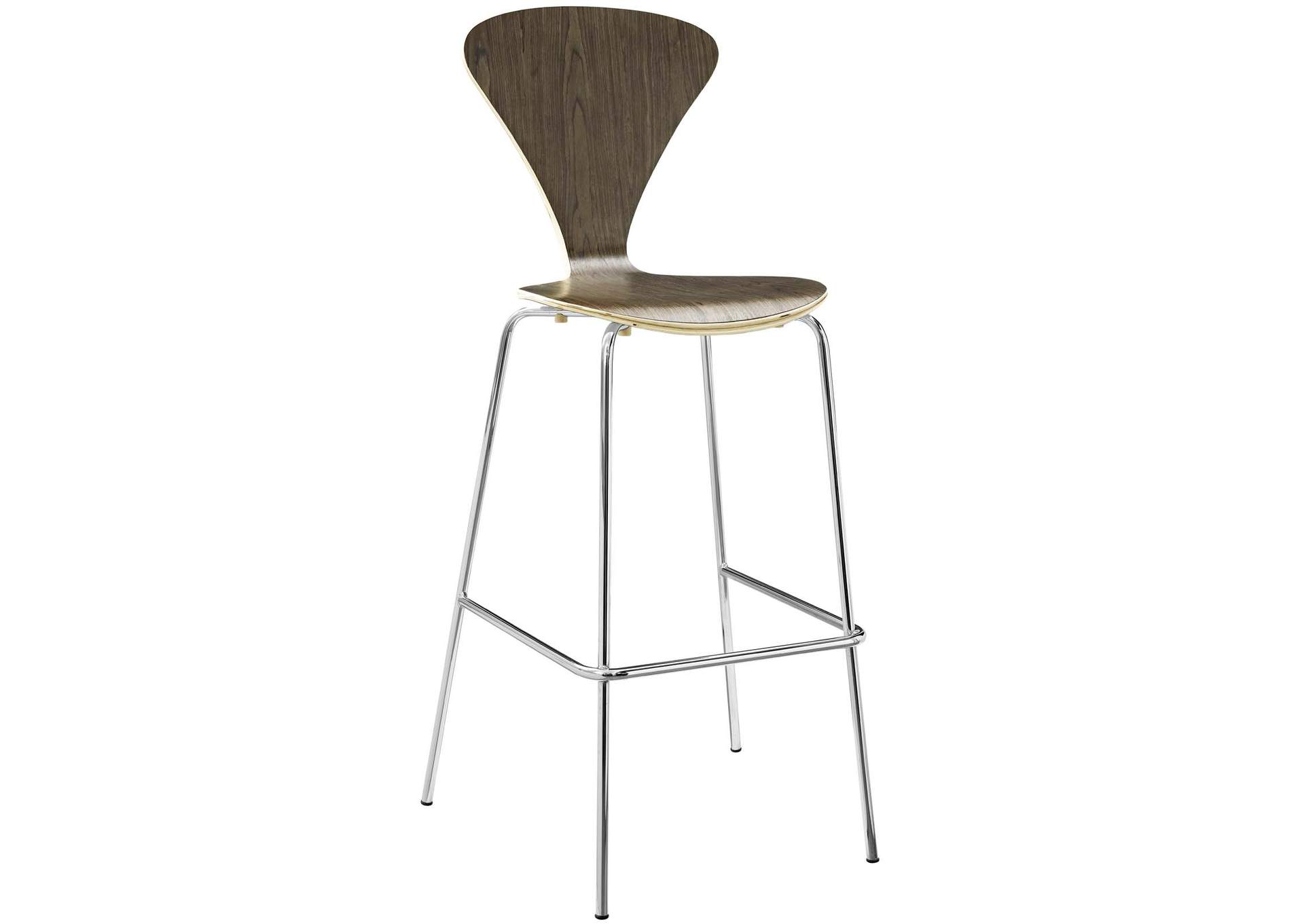 Passage Walnut Dining Bar Stool,Modway