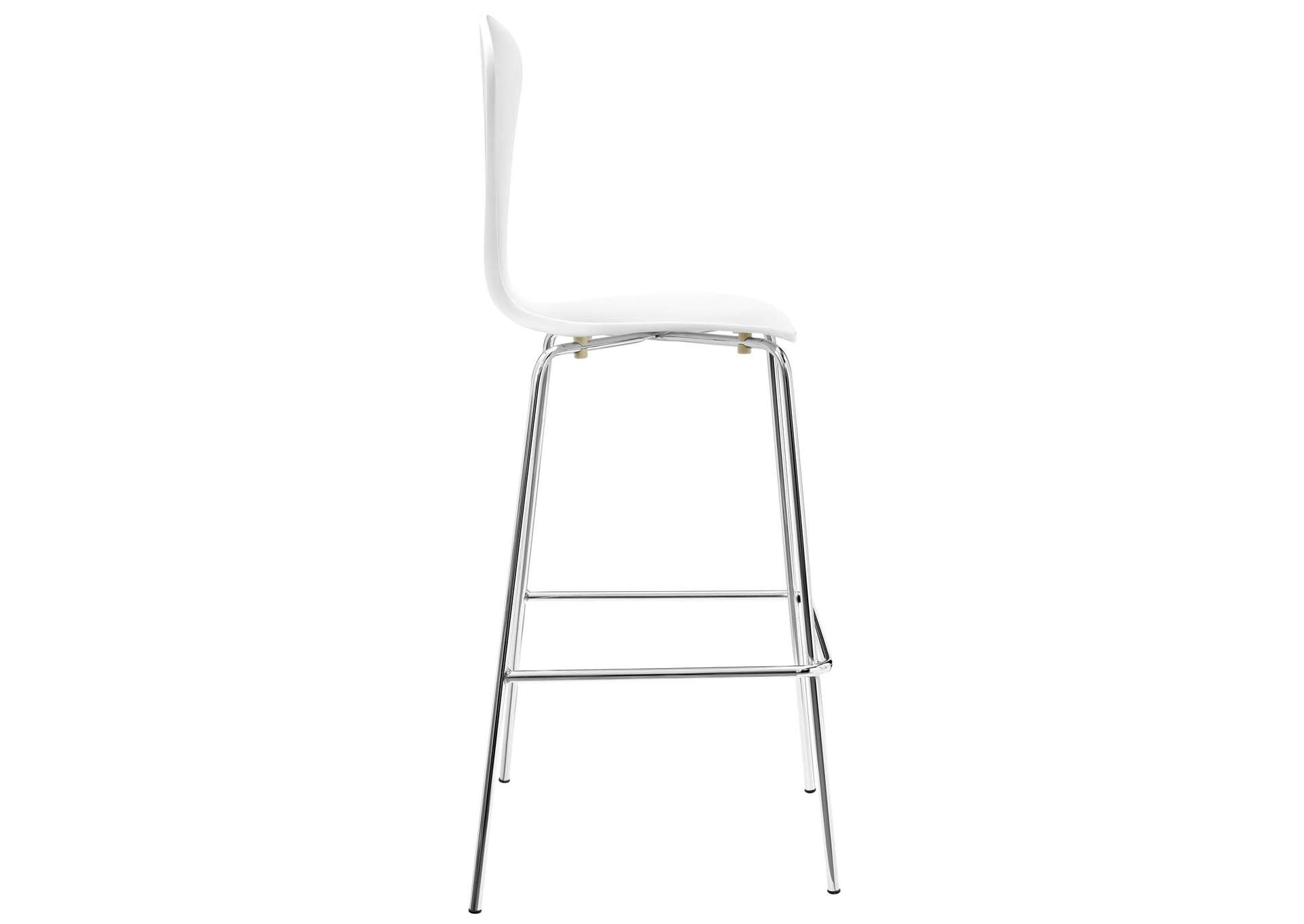 White Passage Dining Bar Stool,Modway