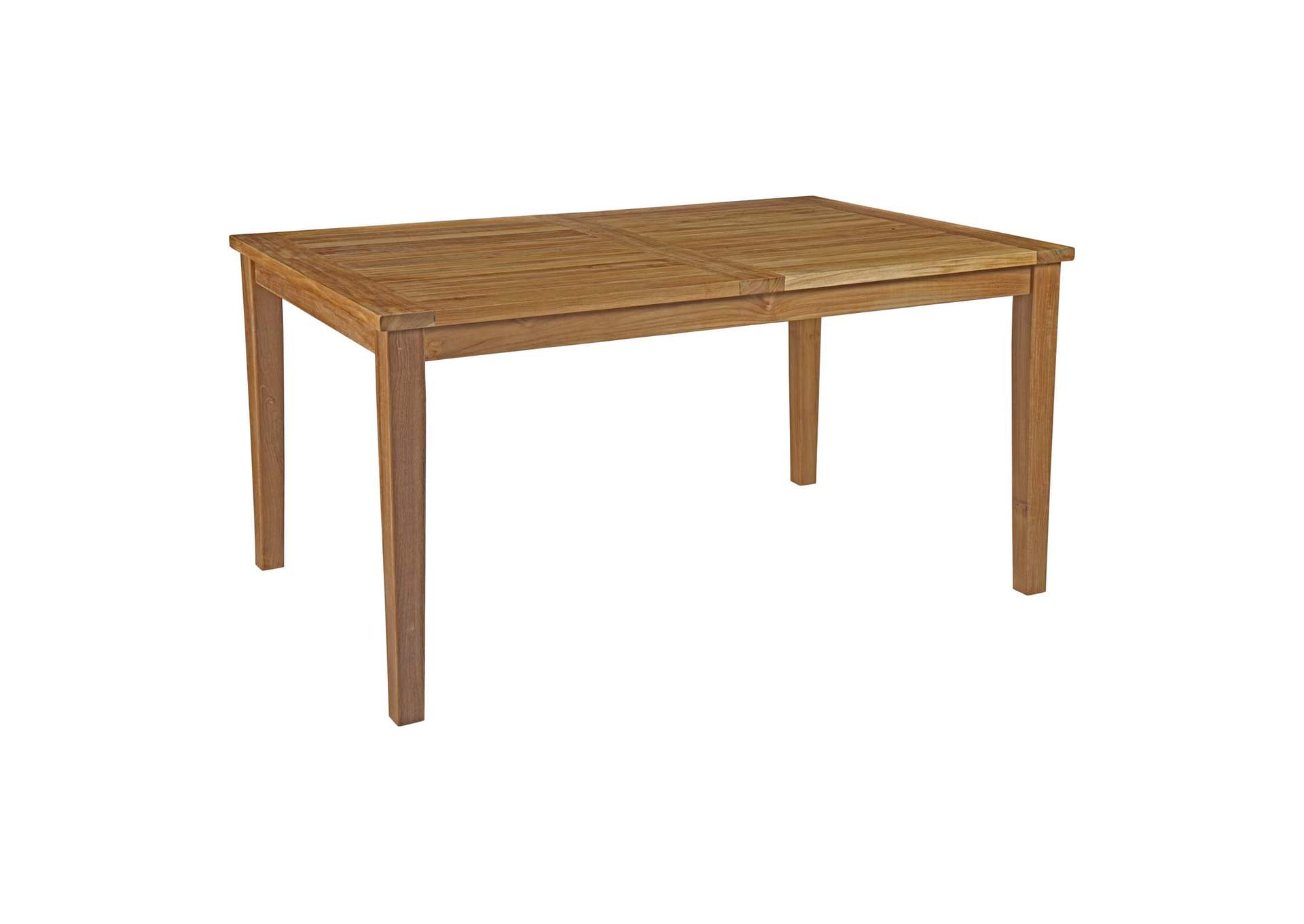 Natural Marina Outdoor Patio Teak Dining Table,Modway