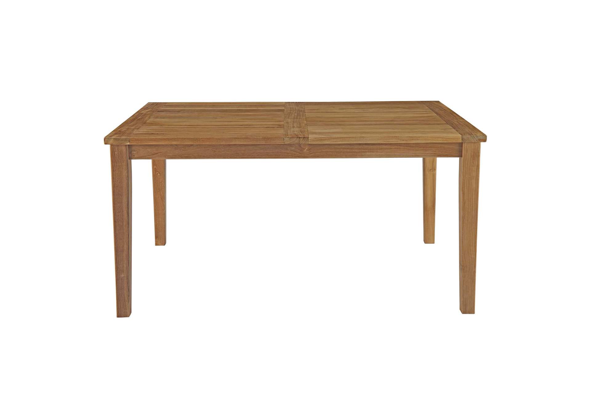 Natural Marina Outdoor Patio Teak Dining Table,Modway