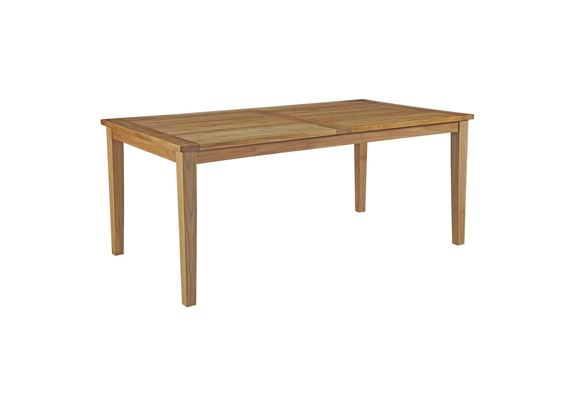 Natural Marina Outdoor Patio Teak Dining Table,Modway