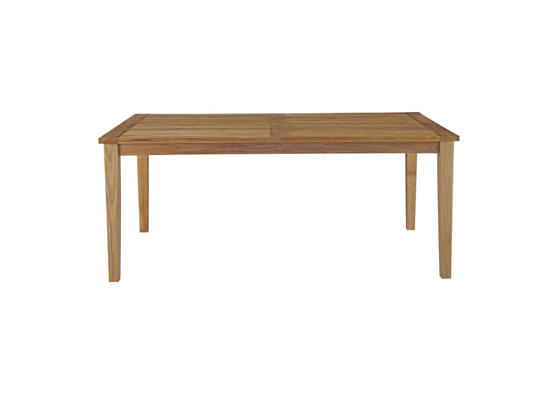 Natural Marina Outdoor Patio Teak Dining Table,Modway