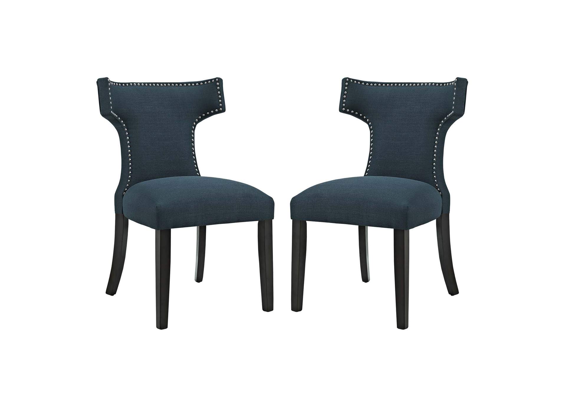 Azure Curve Dining Side Chair Fabric [Set of 2],Modway