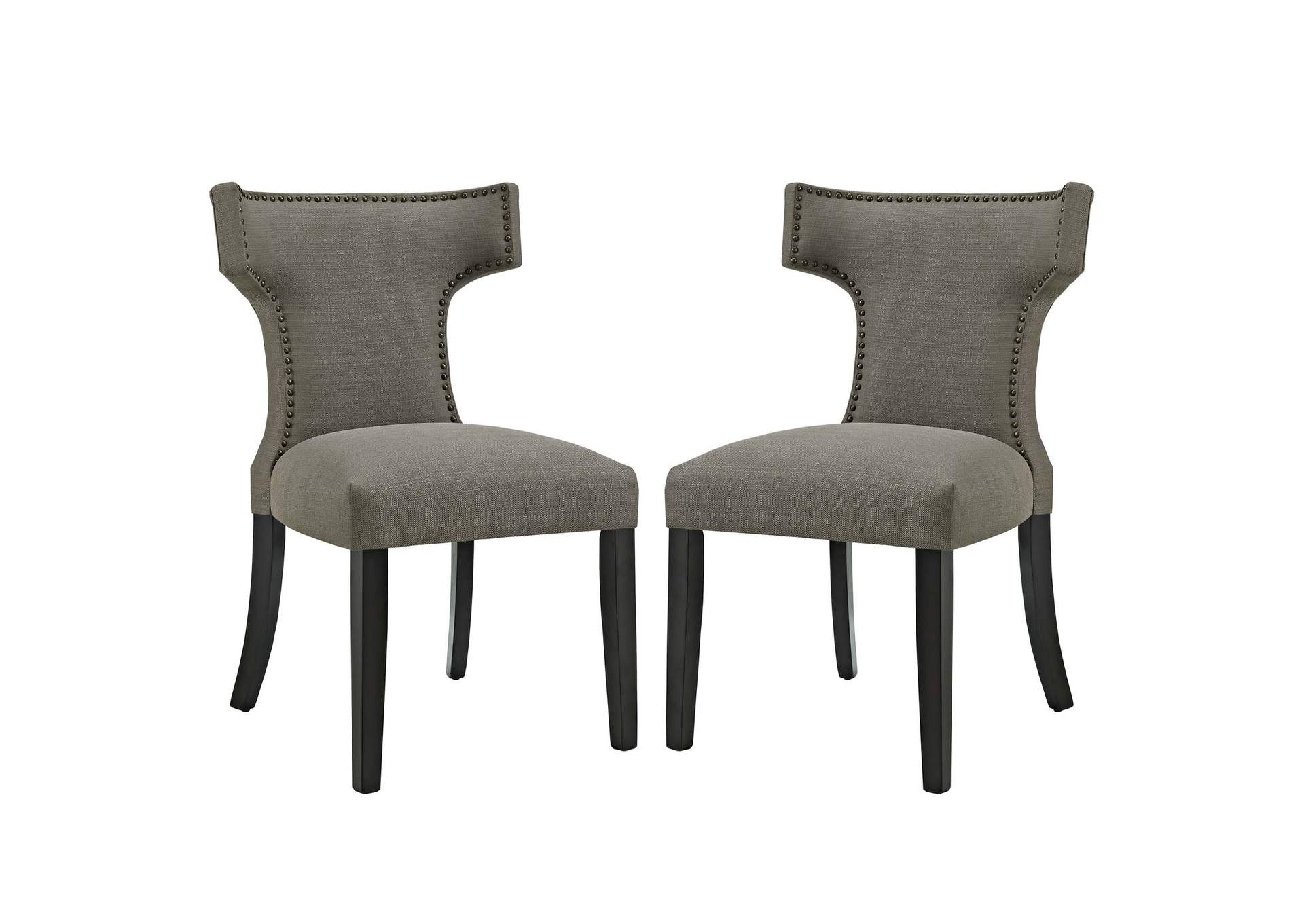 Granite Curve Dining Side Chair Fabric [Set of 2],Modway