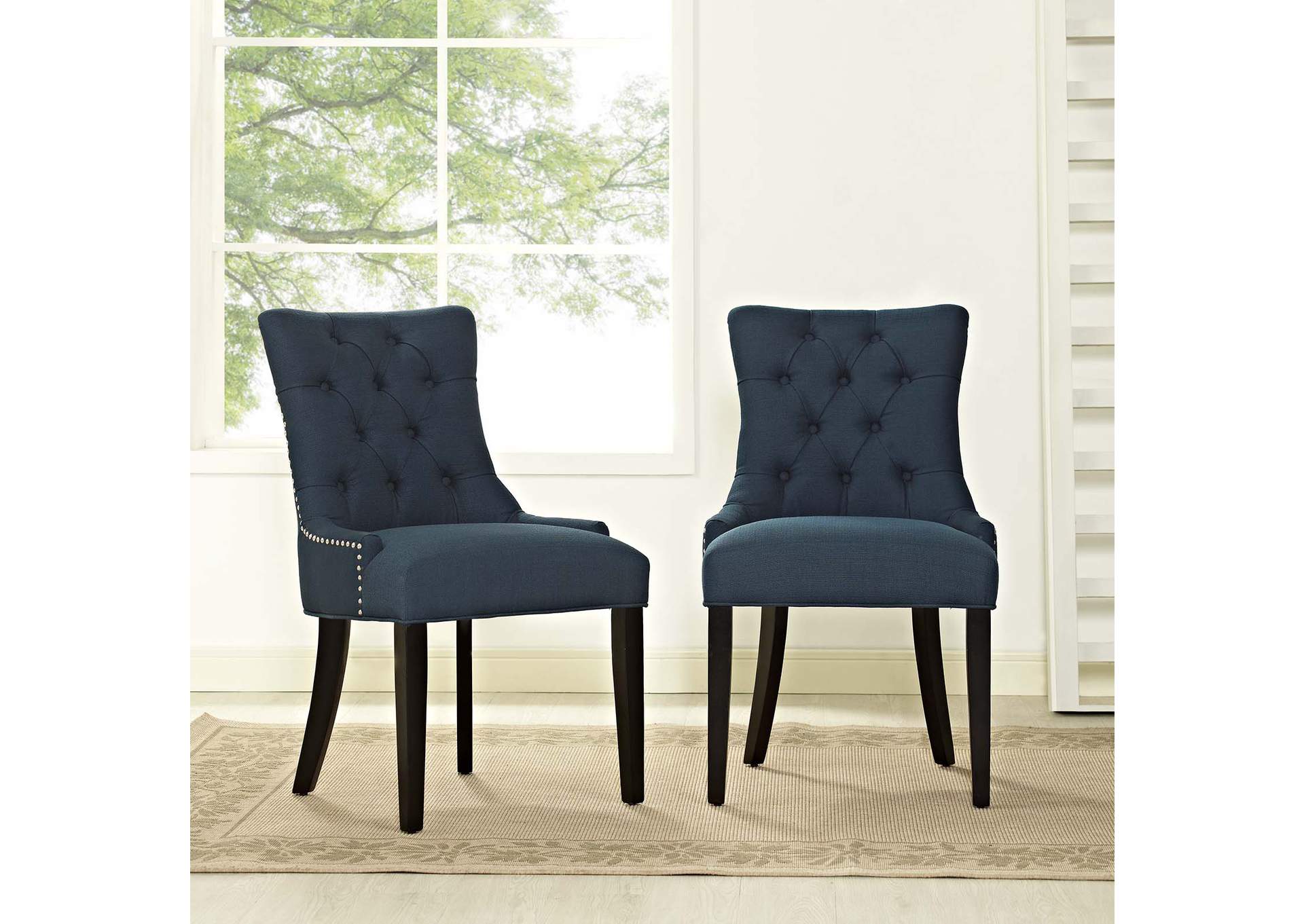 Azure Regent Dining Side Chair Fabric [Set of 2],Modway