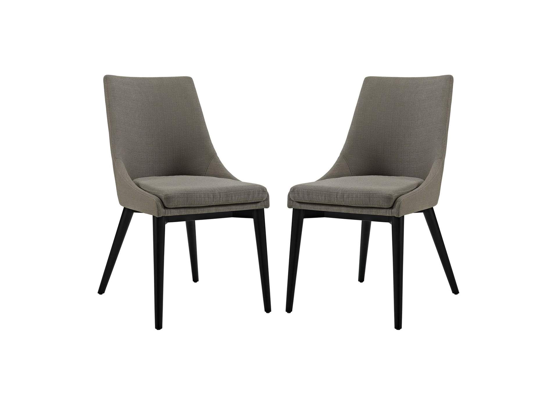 Granite viscount Dining Side Chair Fabric [Set of 2],Modway