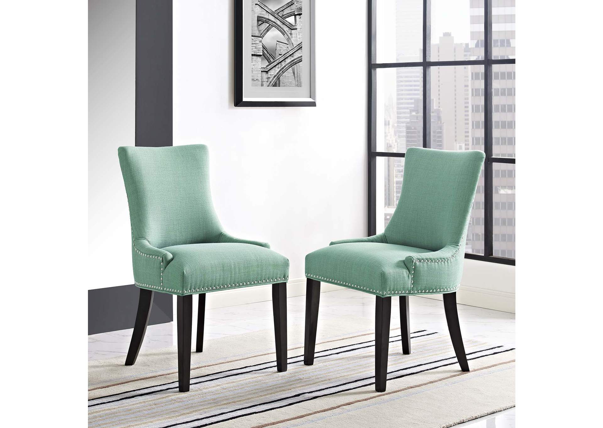 Laguna mar Dining Side Chair Fabric [Set of 2],Modway