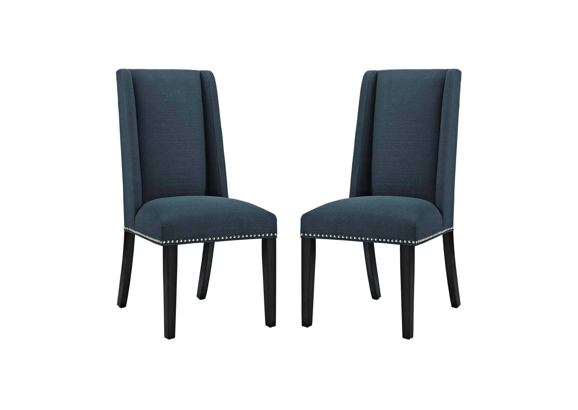 Baron Azure Dining Chair Fabric [Set of 2],Modway