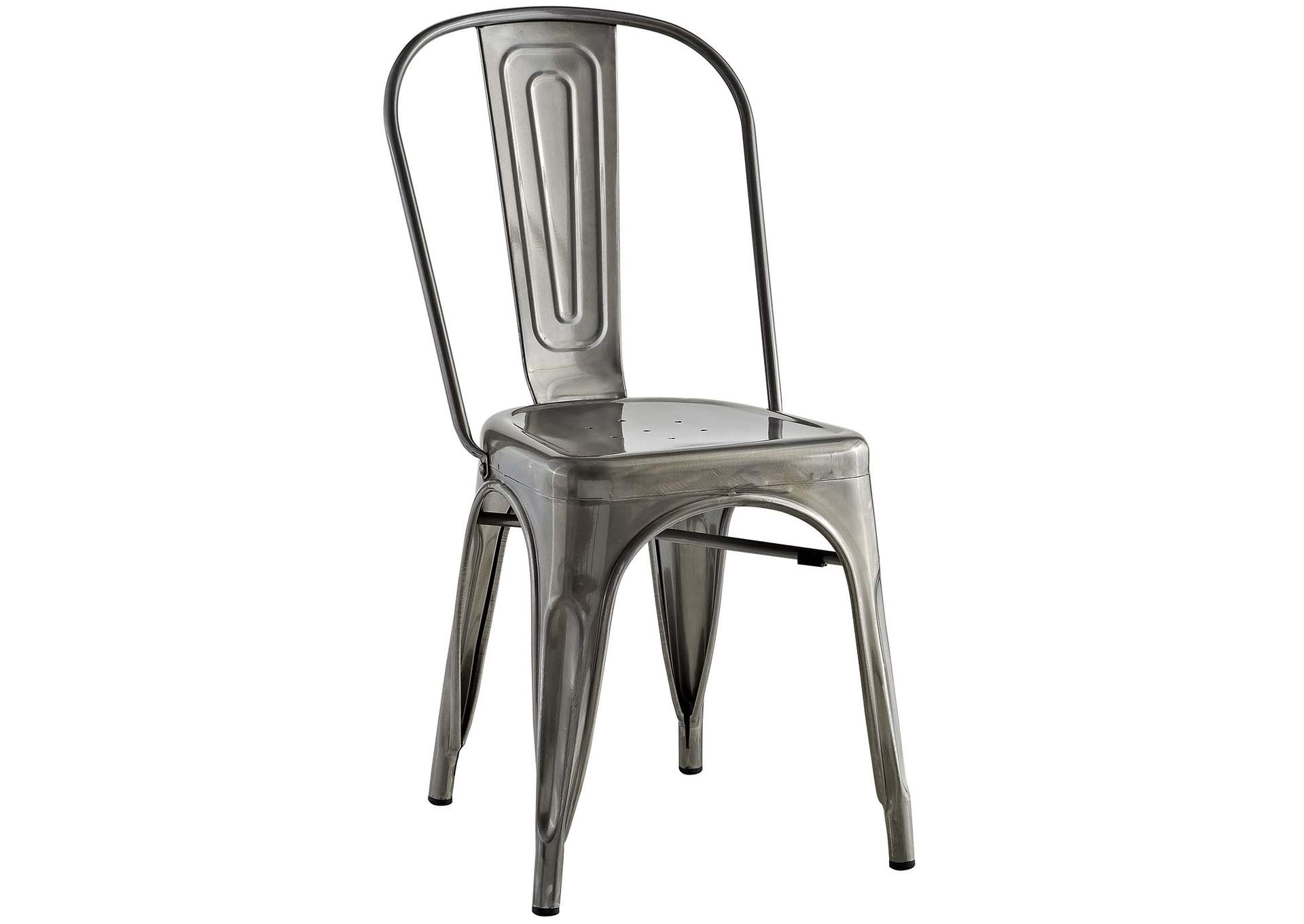 Gunmetal Promenade Dining Side Chair [Set of 2],Modway