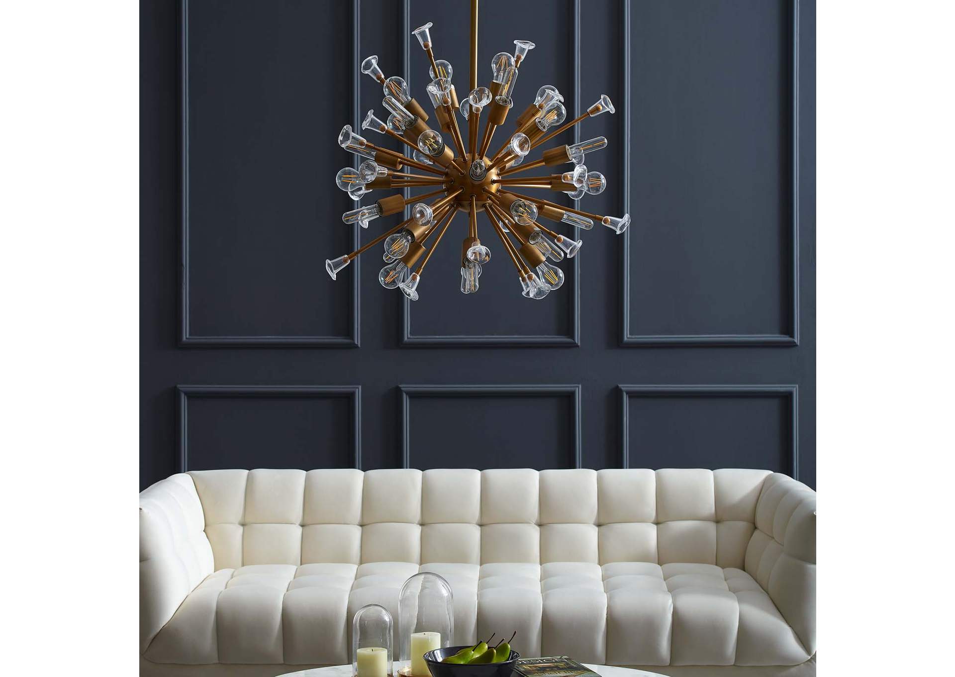 Burst Ceiling Light Pendant Chandelier,Modway