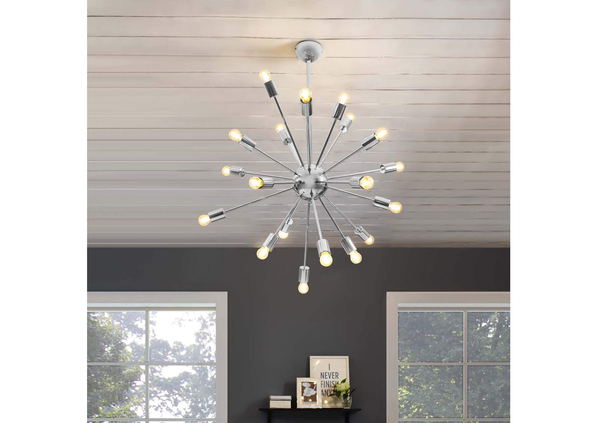 Volley Pendant Chandelier,Modway