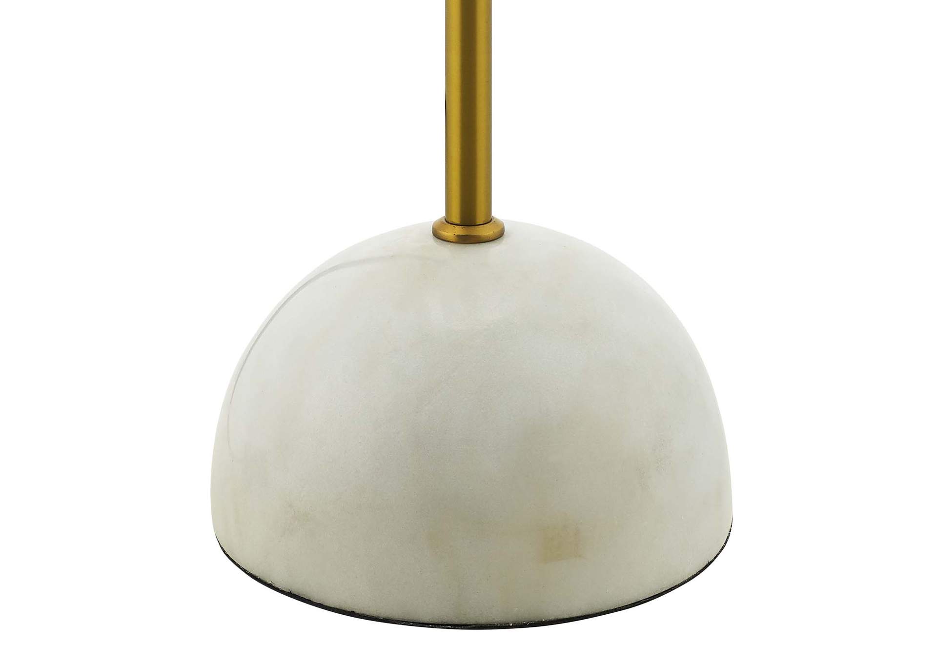 Convey Bronze and White Marble Floor Lamp,Modway